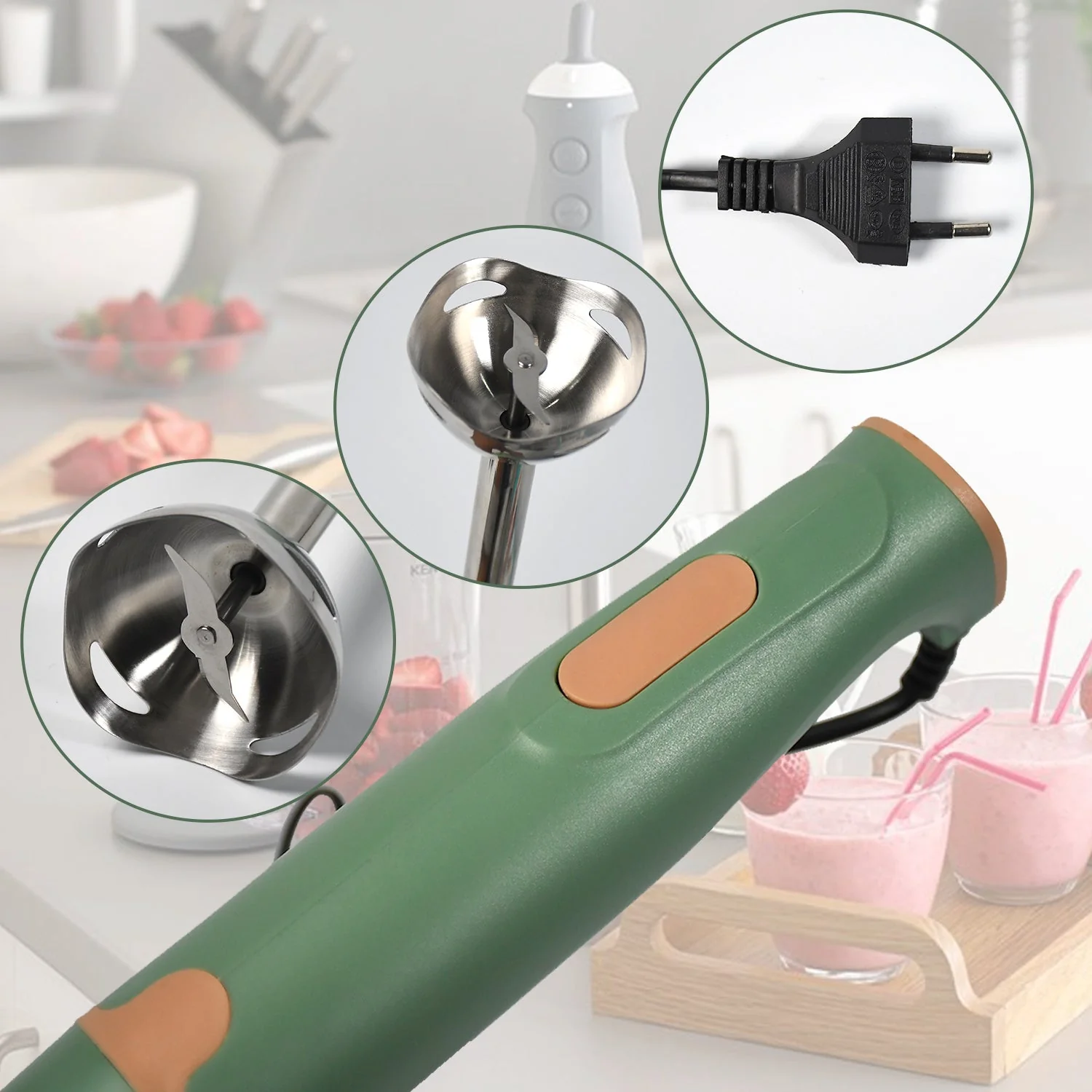 Hand Blender Multi-Purpose Hand Blender, 400W Handheld Blender - Image 5