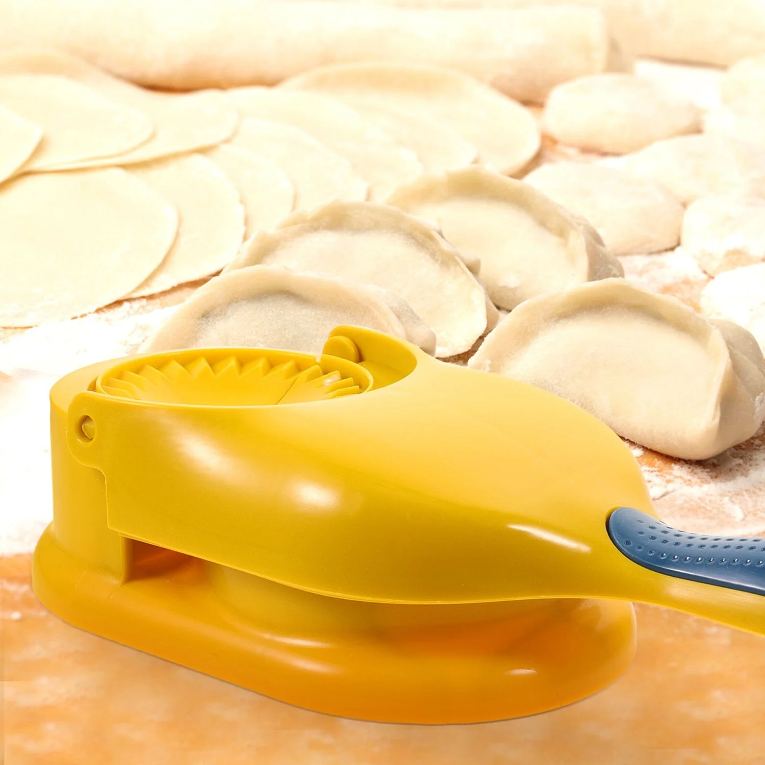 Dumpling Skin Press Mould for Gujiya Ghughra Momos 2 in 1 Dumpling Maker - Image 5
