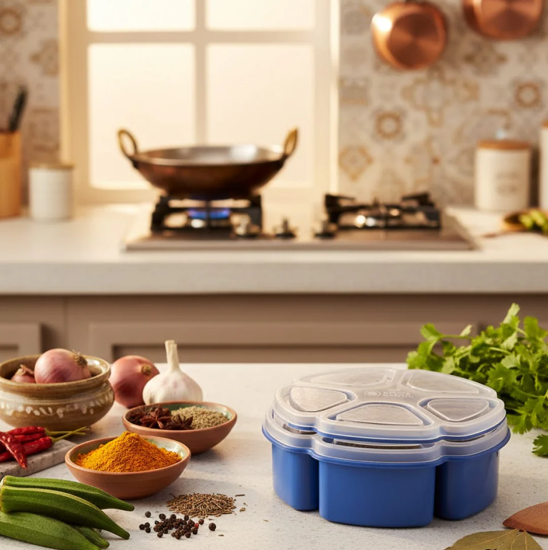 Versatile Kitchen Masala Box with Unique Design - Image 6