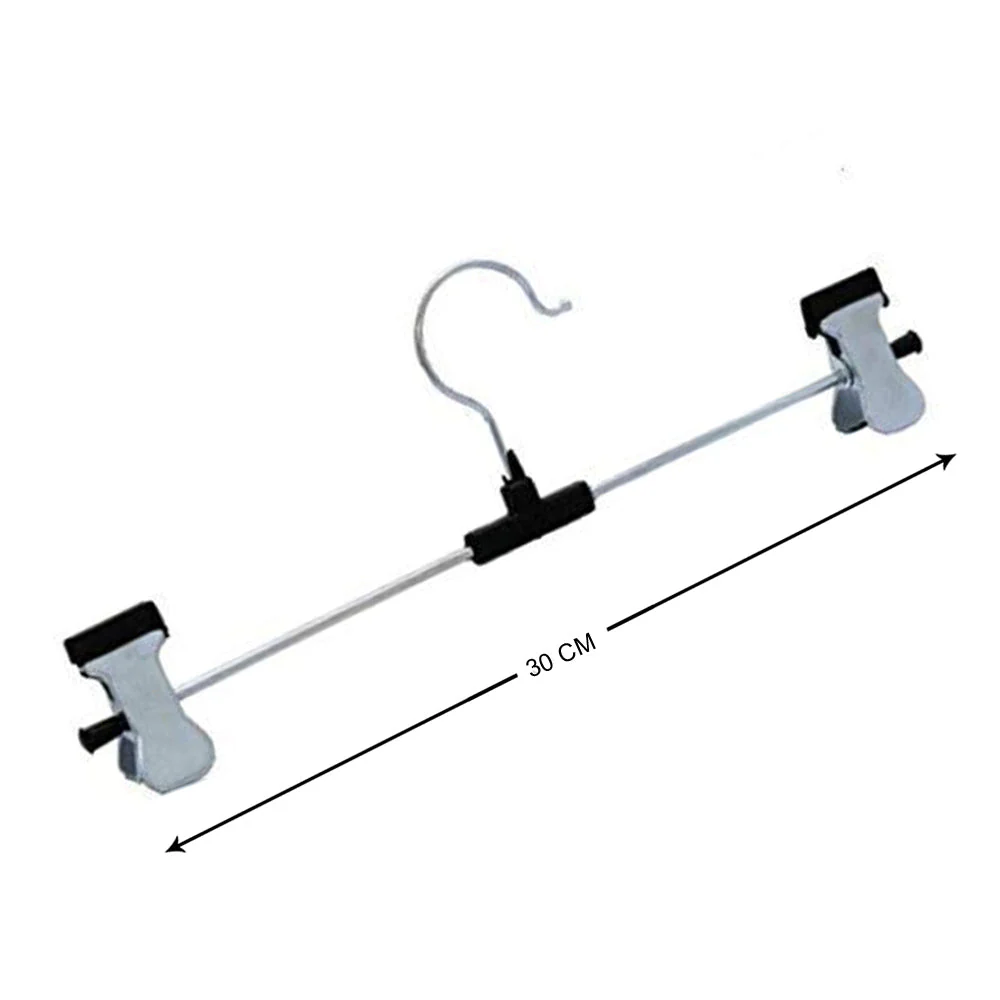 Hangers with 2-Adjustable Anti-Rust Clips (Pack of 12) - Image 6