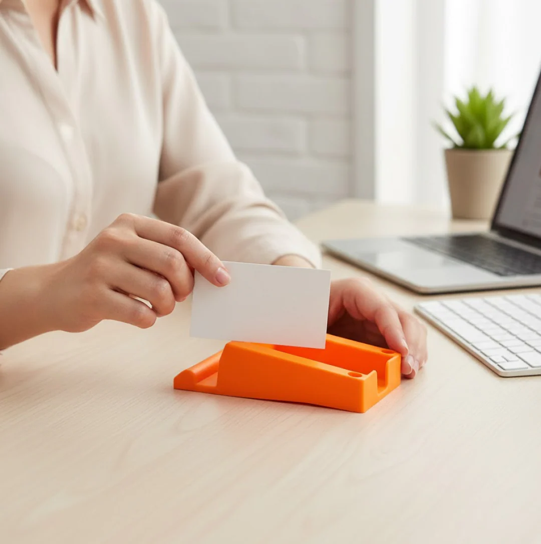 Plastic Business Card & Mobile Holder (1 Pc) - Image 3