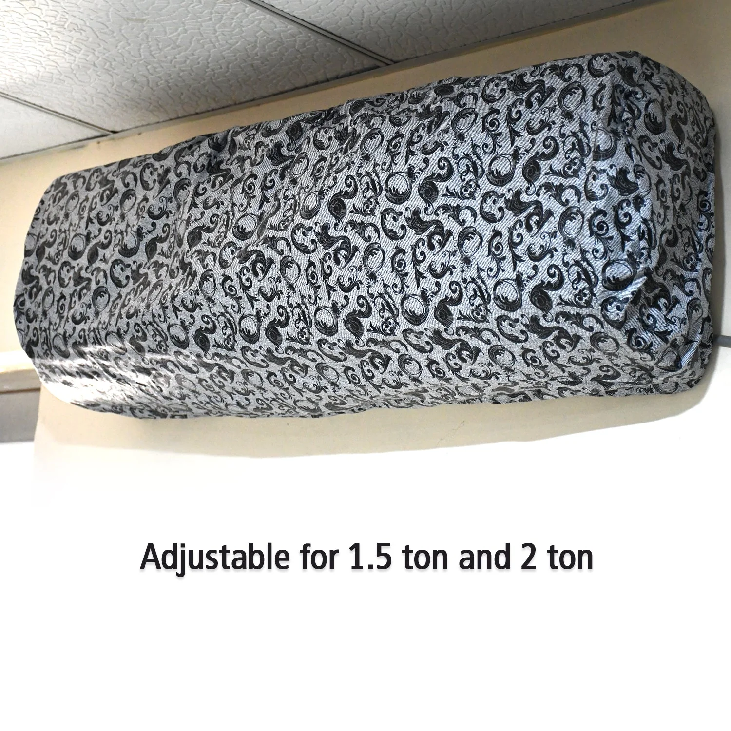 Stretchable Mix-Design AC Cover – Dust, Insect & Corrosion Shield (Mix Design) - Image 3
