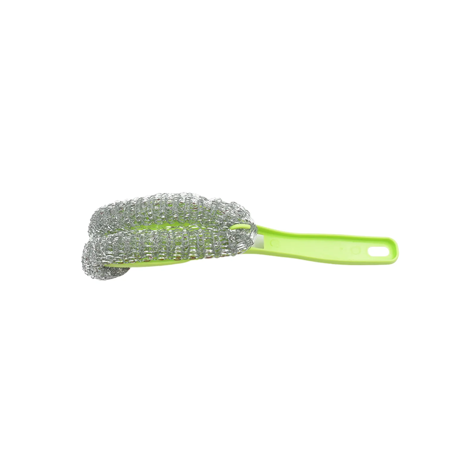Wire Kitchen Washing Brush Set – Plastic & Bend Handle Brush (Set of 2) - Image 4