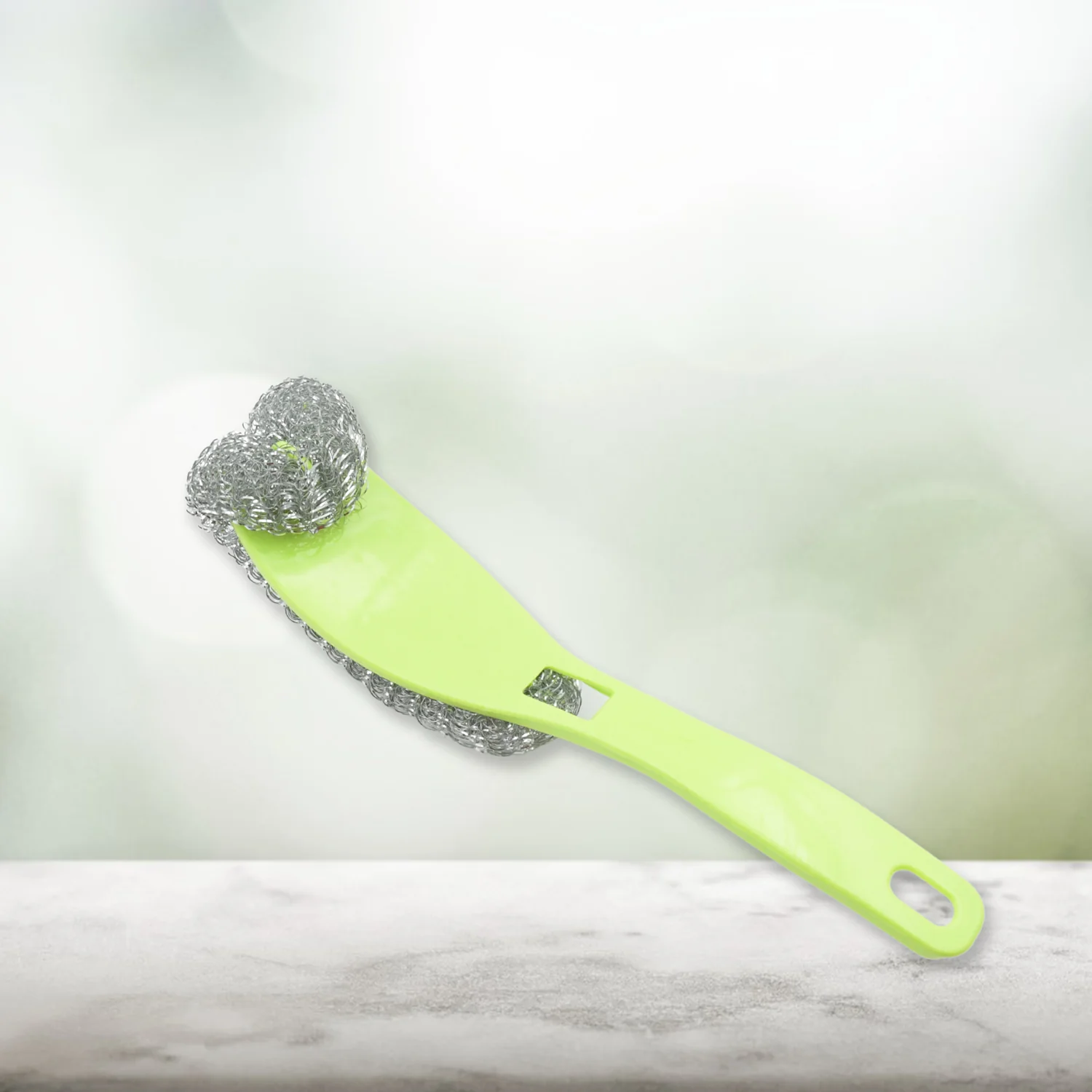 Wire Kitchen Washing Brush Set – Plastic & Bend Handle Brush (Set of 2) - Image 5