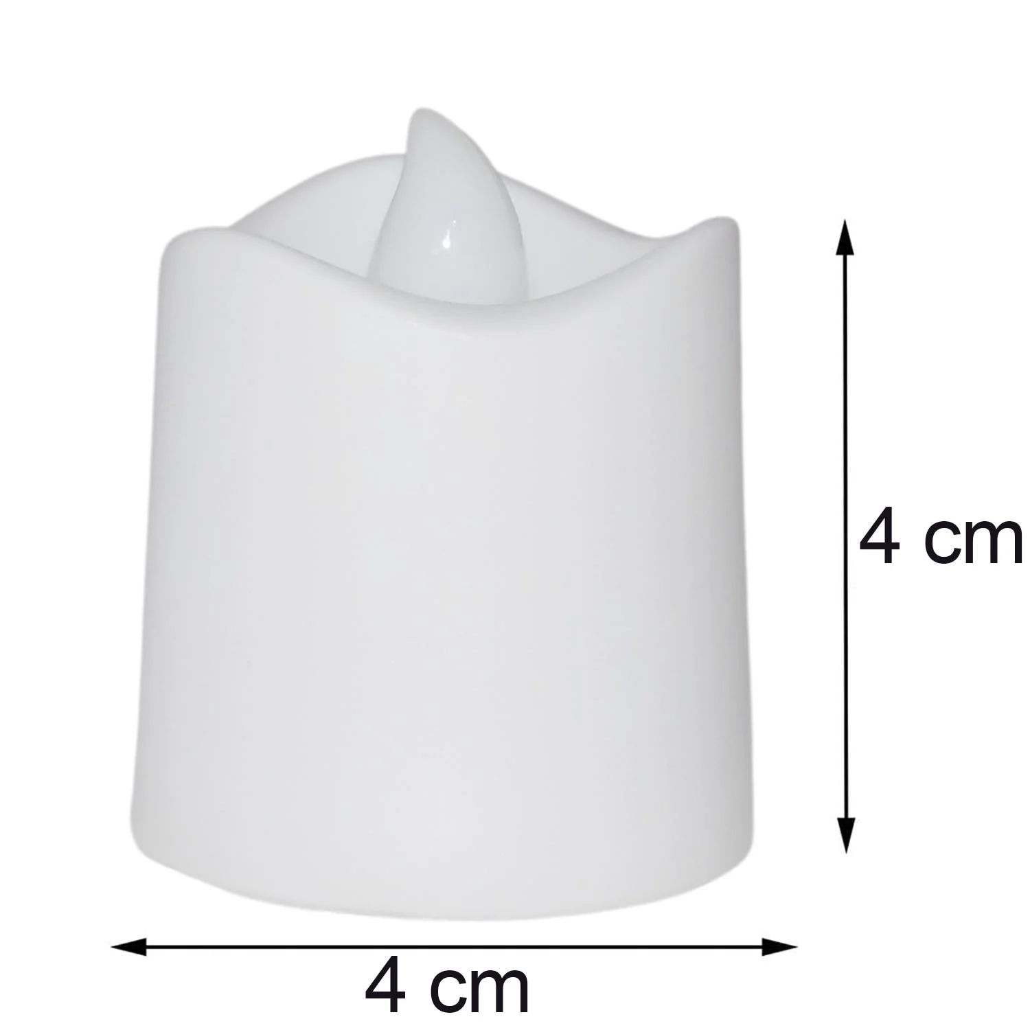 Festival Decorative - LED Tealight Candles, Diwali (White, 24 Pcs) - Image 6