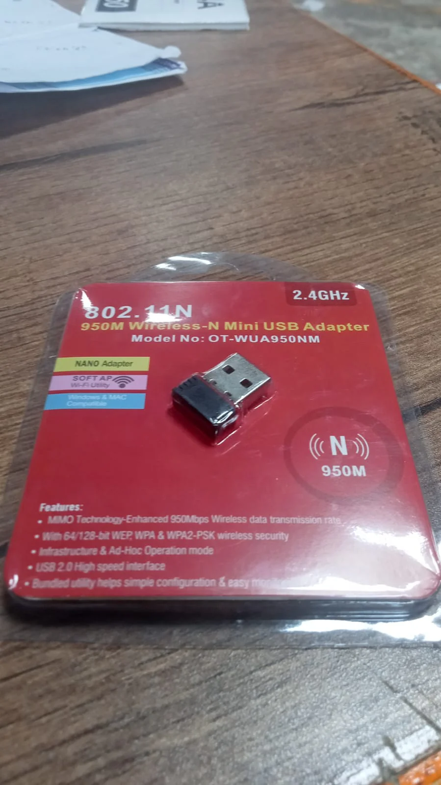 Wireless Mini Wi-Fi Network Adapter with Driver CD for Computer & Laptop - Image 8