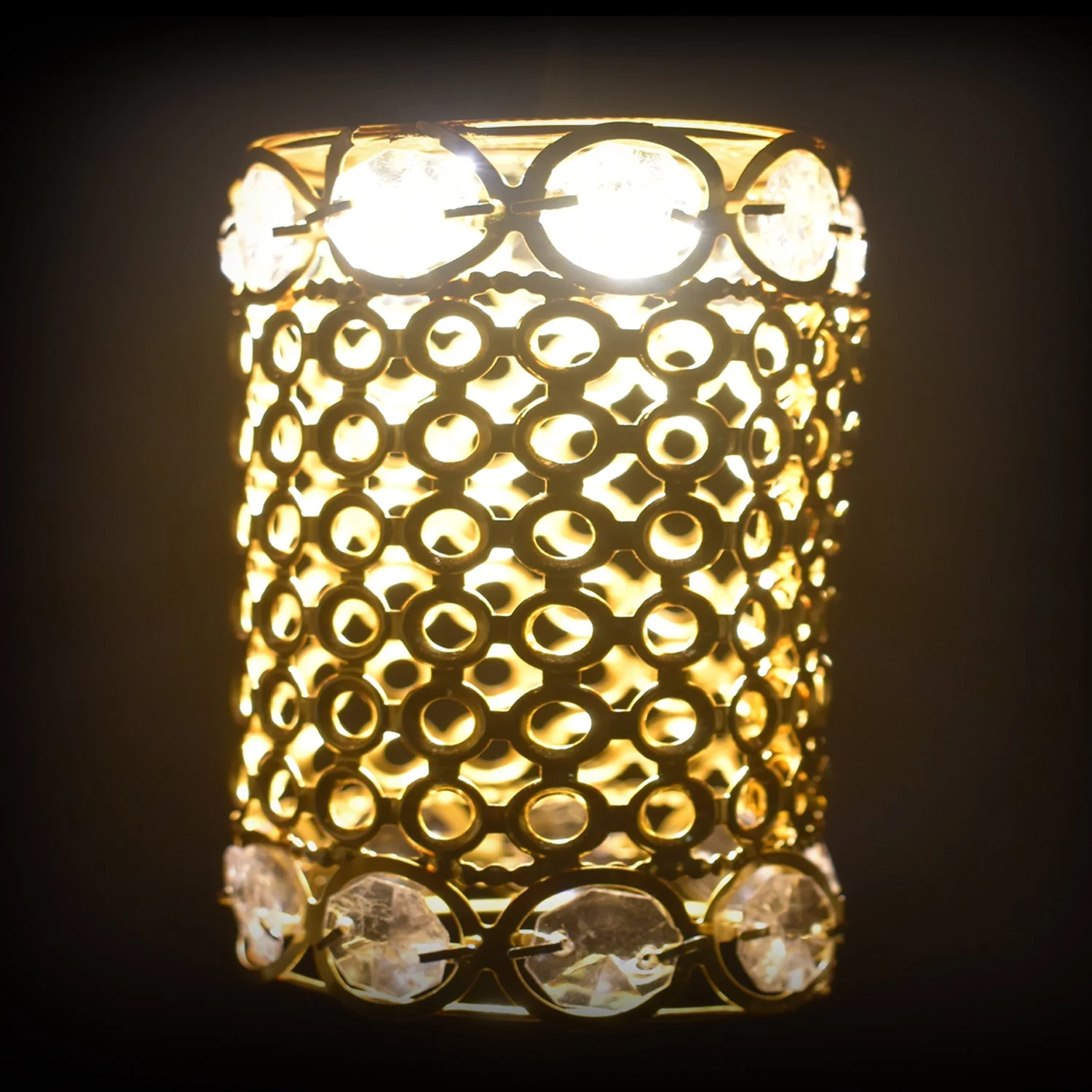 Antique Golden Jhoomer Chandelier – Diwali & Christmas Decor (1 Pc) - Image 6
