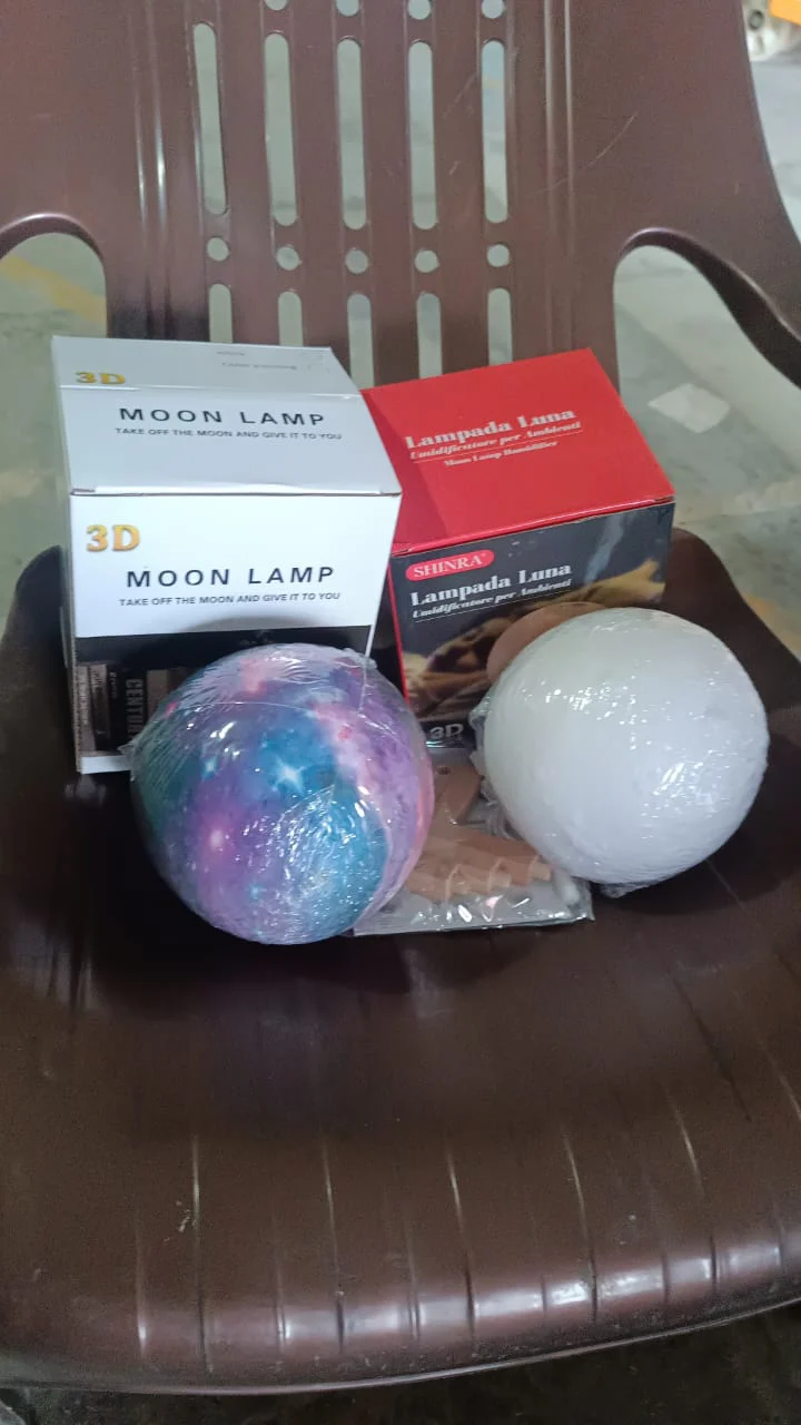 3D 2 in 1 LED Printed Moon Lamp & Aroma Diffuser (1 Pc) - Image 11