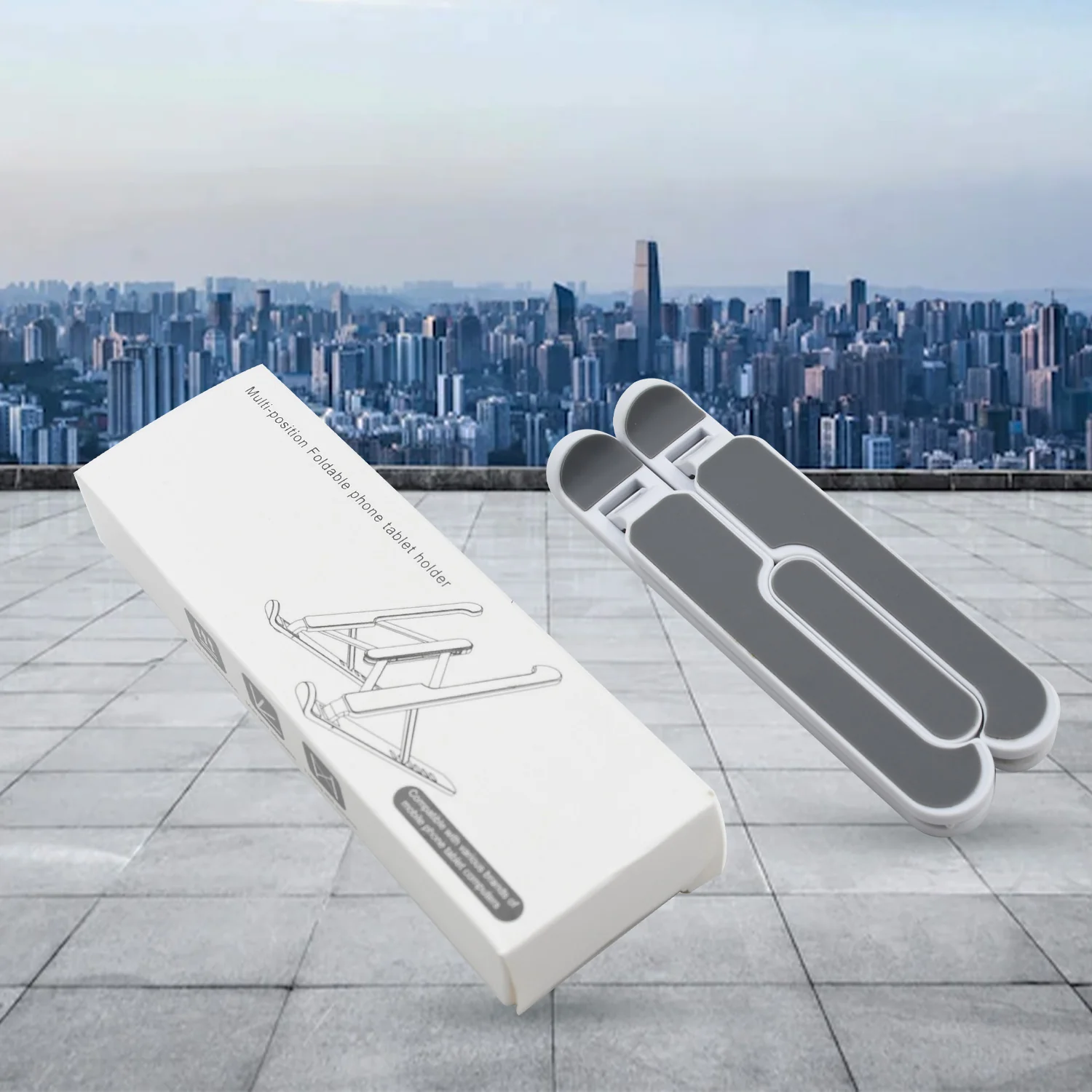 ADJUSTABLE TABLET STAND HOLDER WITH BUILT-IN FOLDABLE LEGS AND HIGH QUALITY FIBRE - Image 4