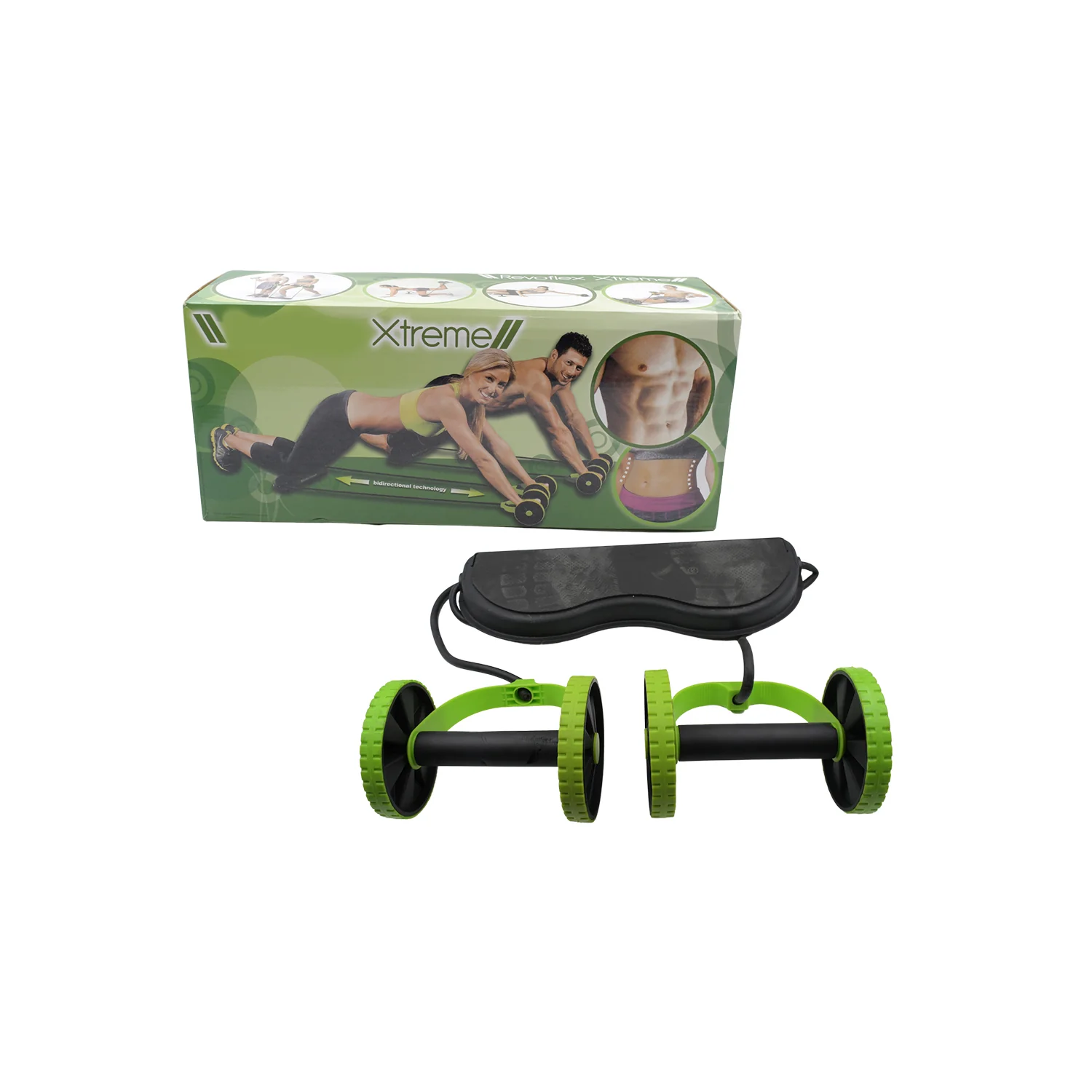 Professional Fitness Imported Ab Builder Ab Care Xtreme Fitness Resistance Exerciser Resistance Tube Ab Slimmer Rope Exerciser Body Building Home Gym Trainer for Both Men & Women (1 Pc) - Image 3
