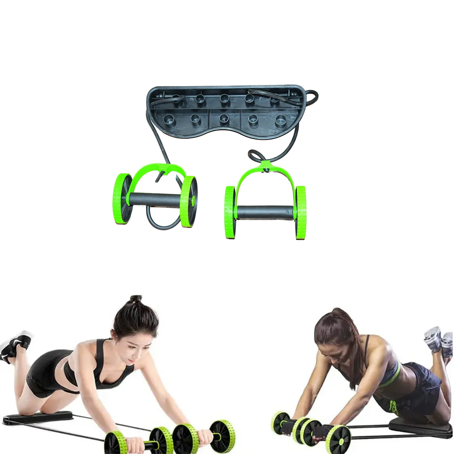 Professional Fitness Imported Ab Builder Ab Care Xtreme Fitness Resistance Exerciser Resistance Tube Ab Slimmer Rope Exerciser Body Building Home Gym Trainer for Both Men & Women (1 Pc) - Image 4