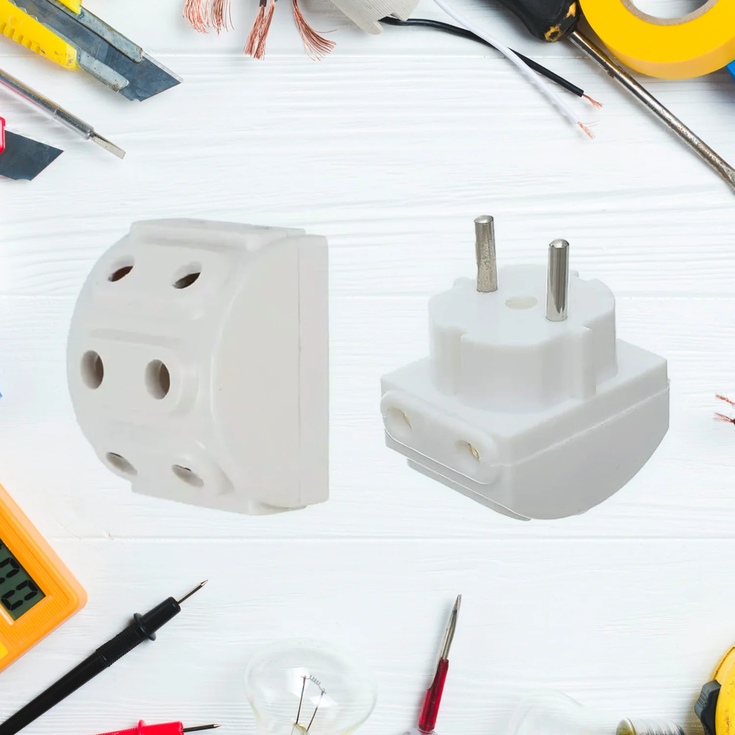 5-Way 2 Pin Multi-Plug Socket / Converter (1 Pc) - Image 9