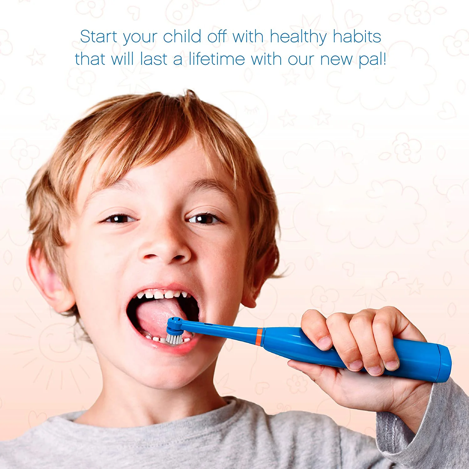 Electric Toothbrush for Kids and Adults 2 Battery - Image 8