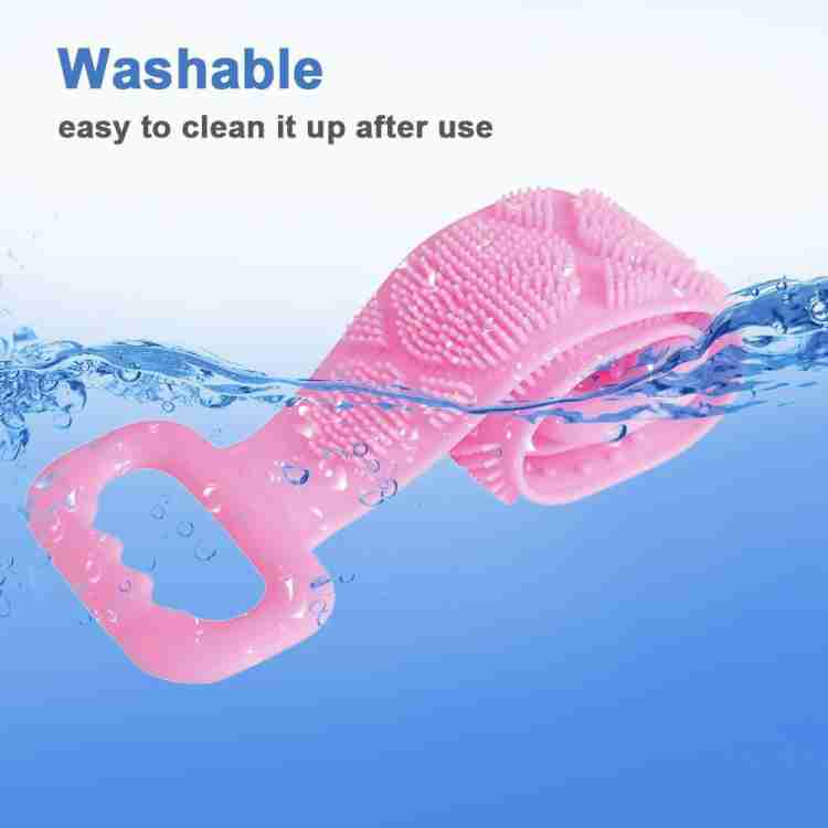 Silicone Body Back Scrubber Double Side Bathing Brush for Skin Deep Cleaning - Image 7