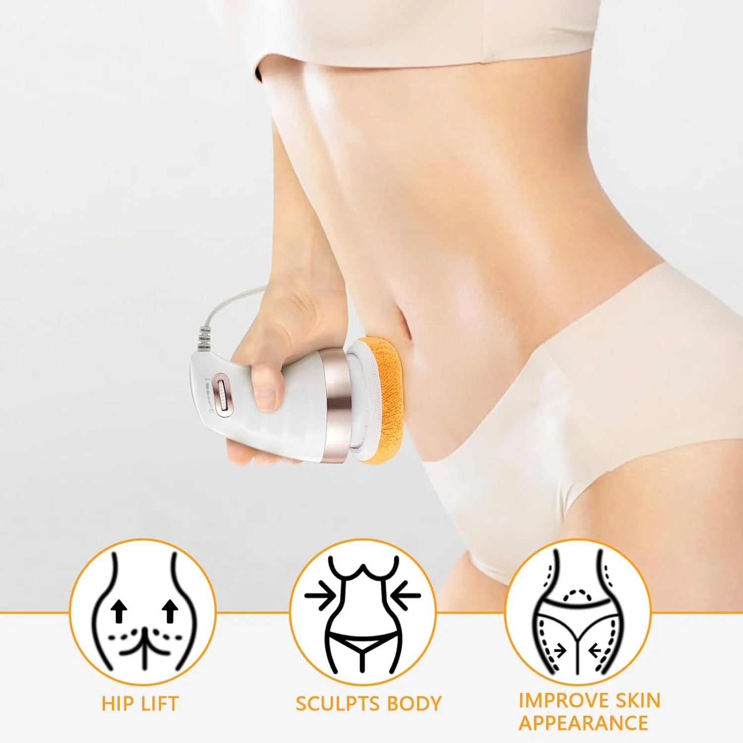 Body Sculpting Massager with 3 Pads – Adjustable Speed Handheld Body Massager - Image 11