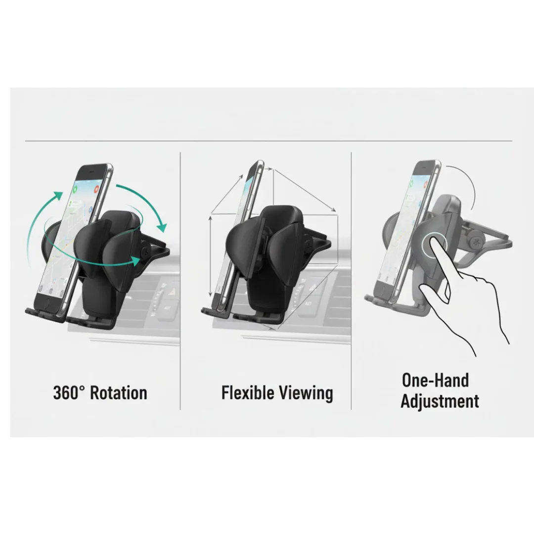 Car-Vent Mobile Holder Easy To Hold Smartphone - Image 2
