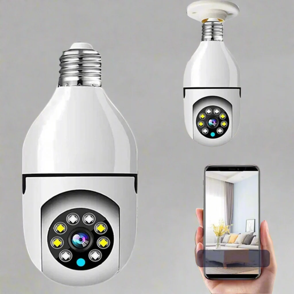 V380 Pro Fisheye 360 Degree Panoramic Wireless WiFi IP CCTV Security (Pack of 1) - Image 3