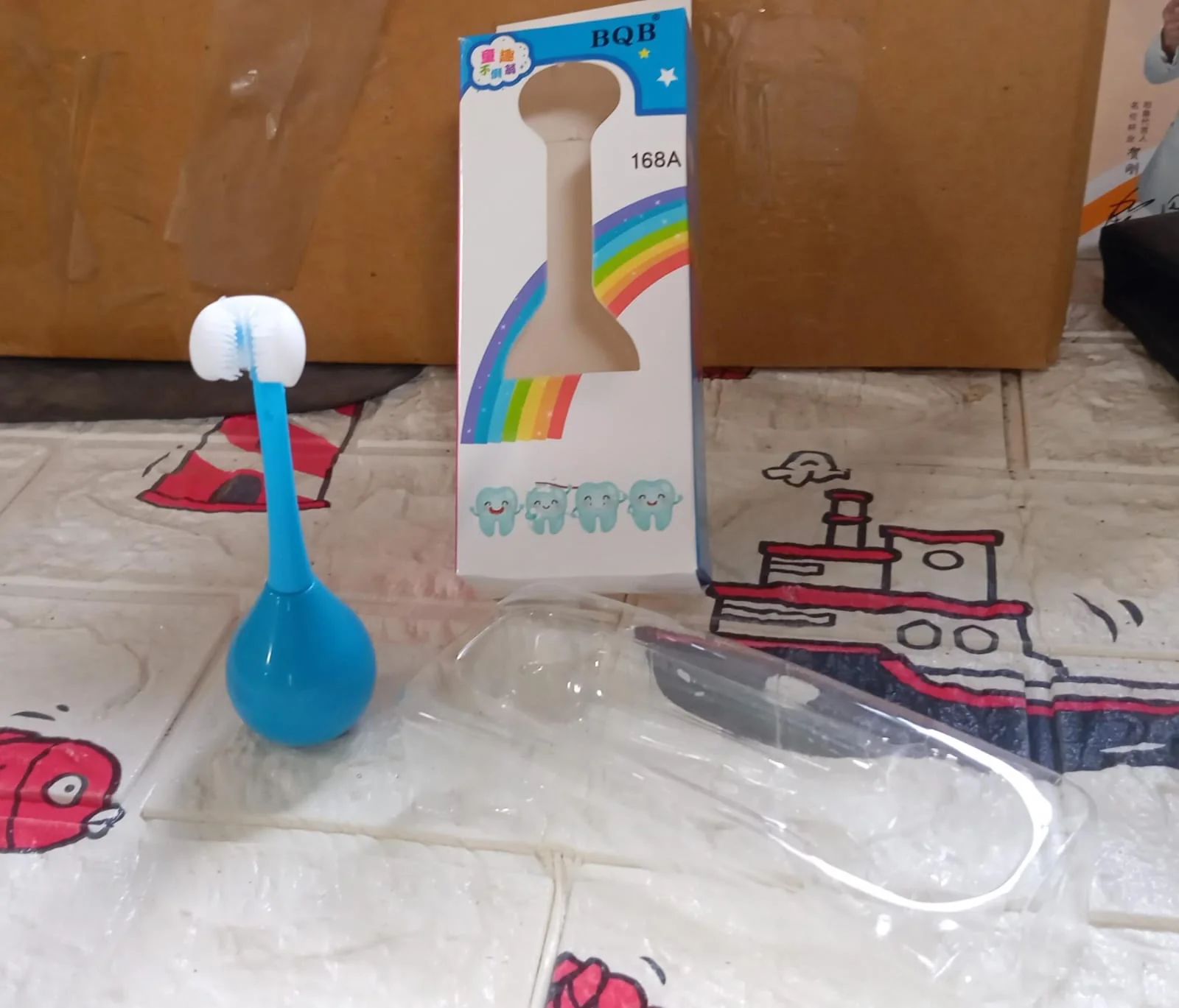 Soft Bristle 3-Sided Training Toothbrush – Inverted Silicone Head (Age 2-12, 1 Pc) - Image 7
