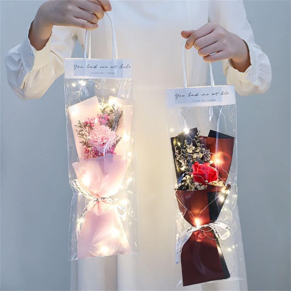 Home Decoration Rose Hand Made Valentine's Day Artificial Flowers(1 Pc) - Image 3
