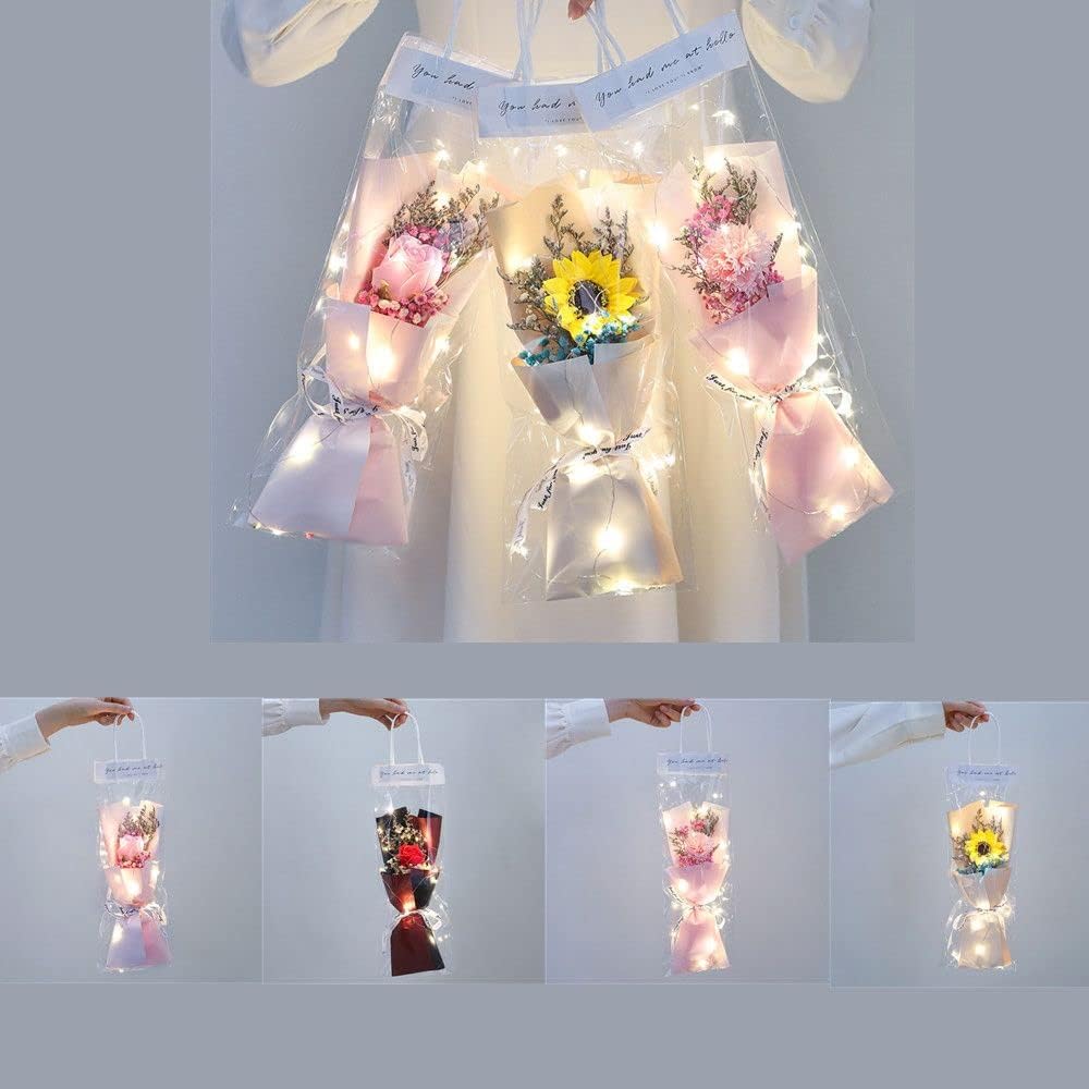 Home Decoration Rose Hand Made Valentine's Day Artificial Flowers(1 Pc) - Image 7