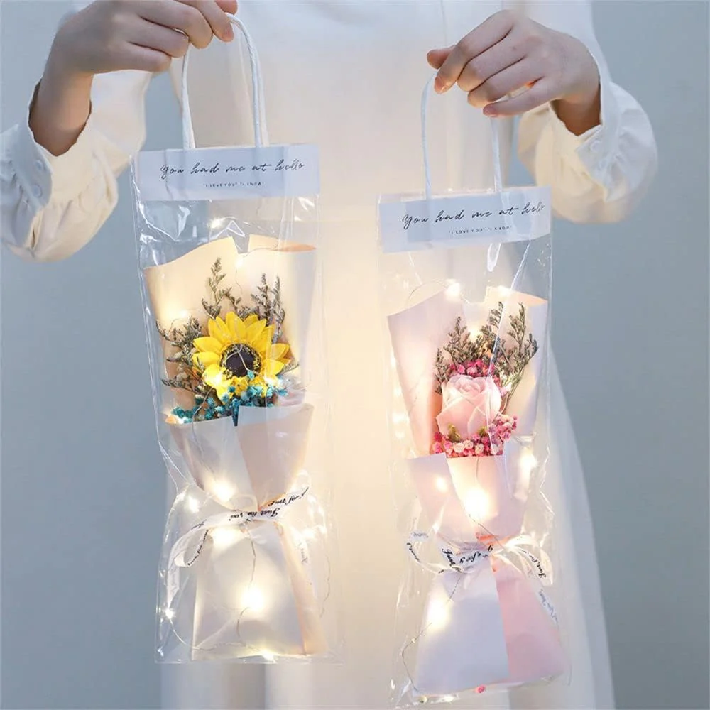 Home Decoration Rose Hand Made Valentine's Day Artificial Flowers(1 Pc) - Image 8