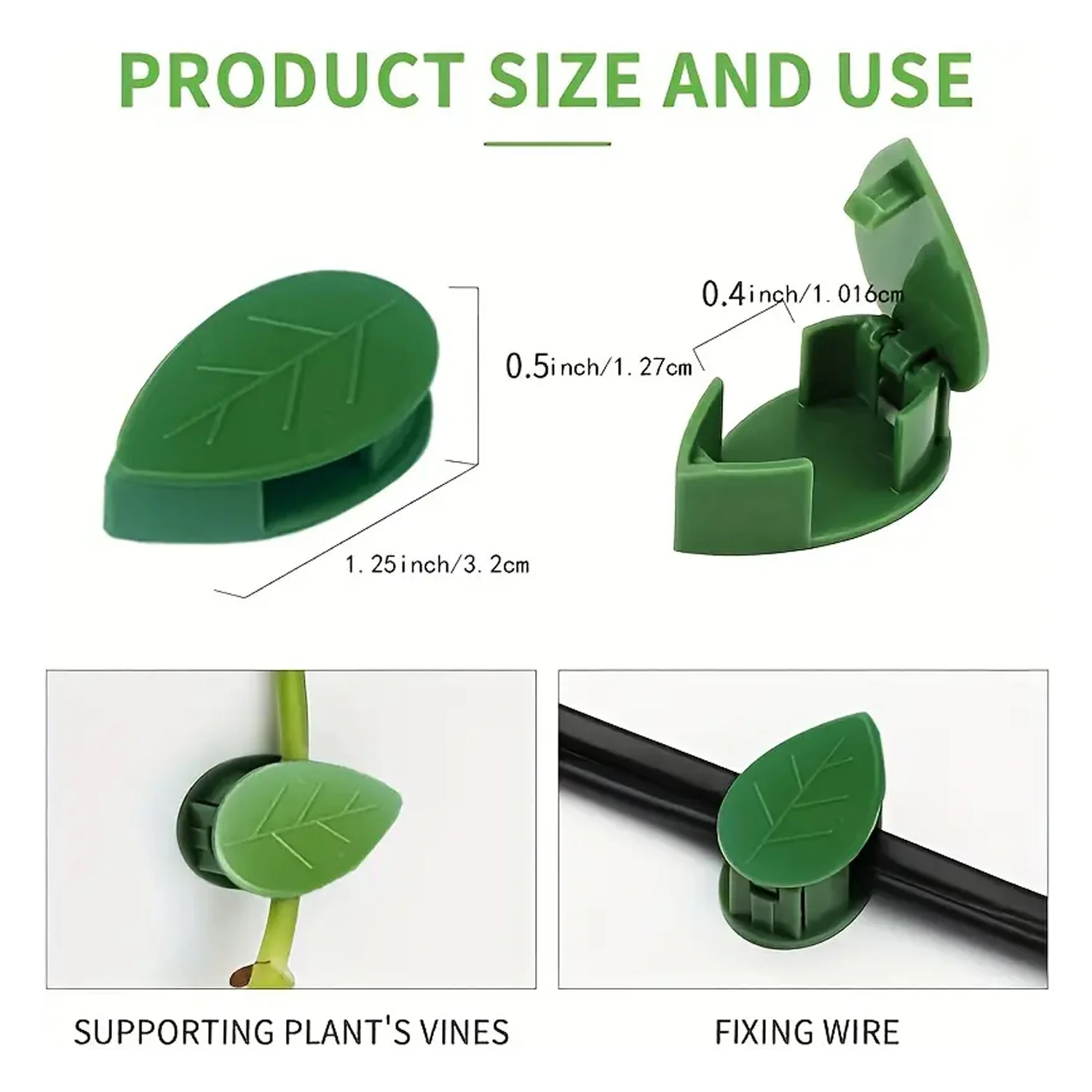 Plant Climbing Wall Clip,Self-Adhesive Vines Support Hooks for Indoor & Outdoor (10 Pcs Set) - Image 6