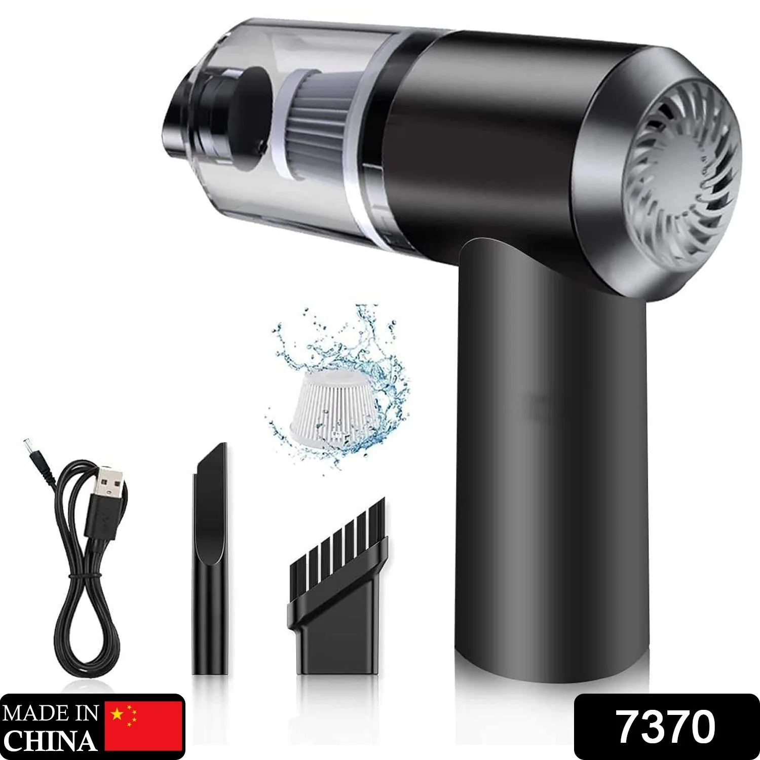 2 in 1 Wireless Vacuum Cleaner – 120W Handheld USB Rechargeable for Home & Car (1 Pc) - Image 6