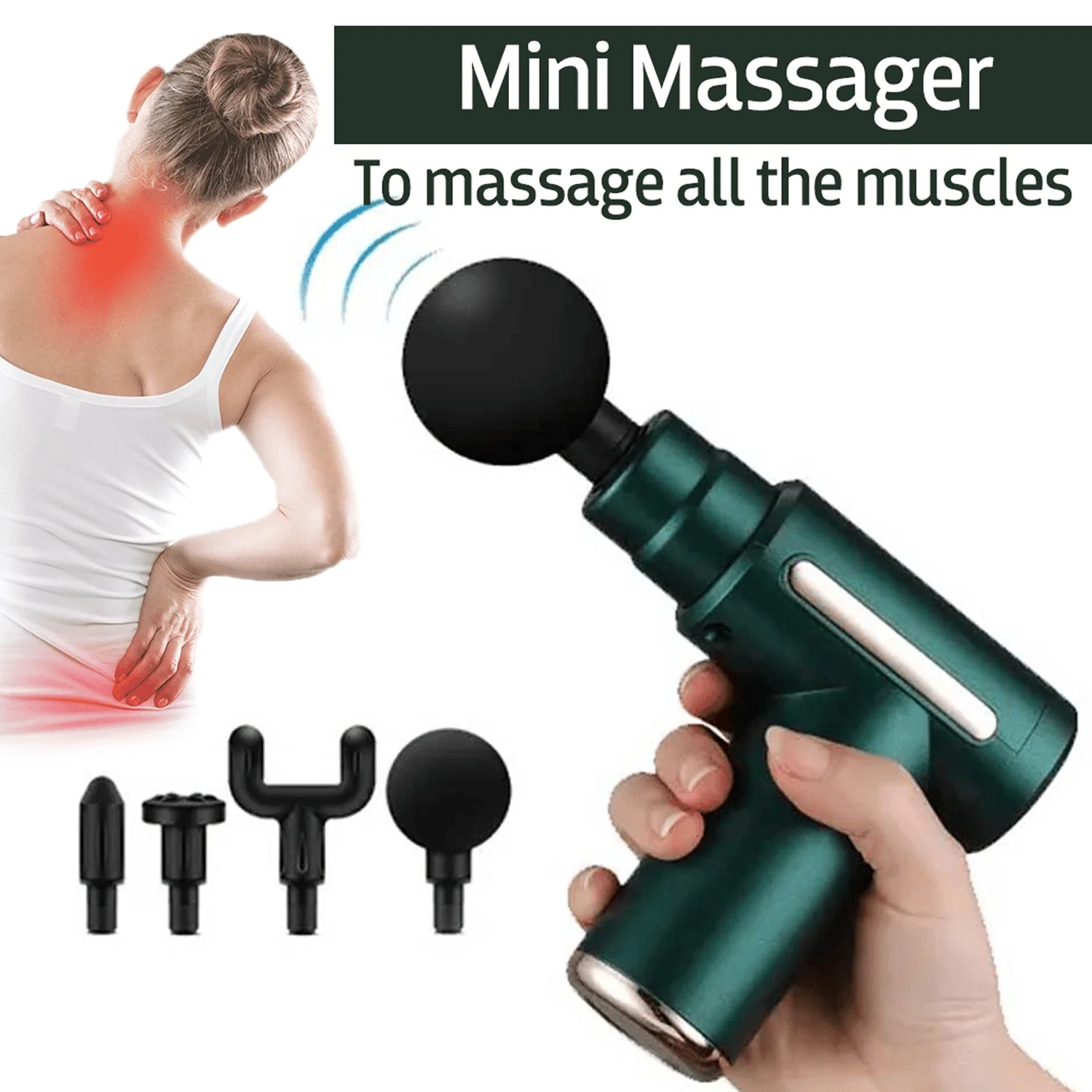 Deep Tissue Percussion Body Massage Machine For Pain Relief - Image 15