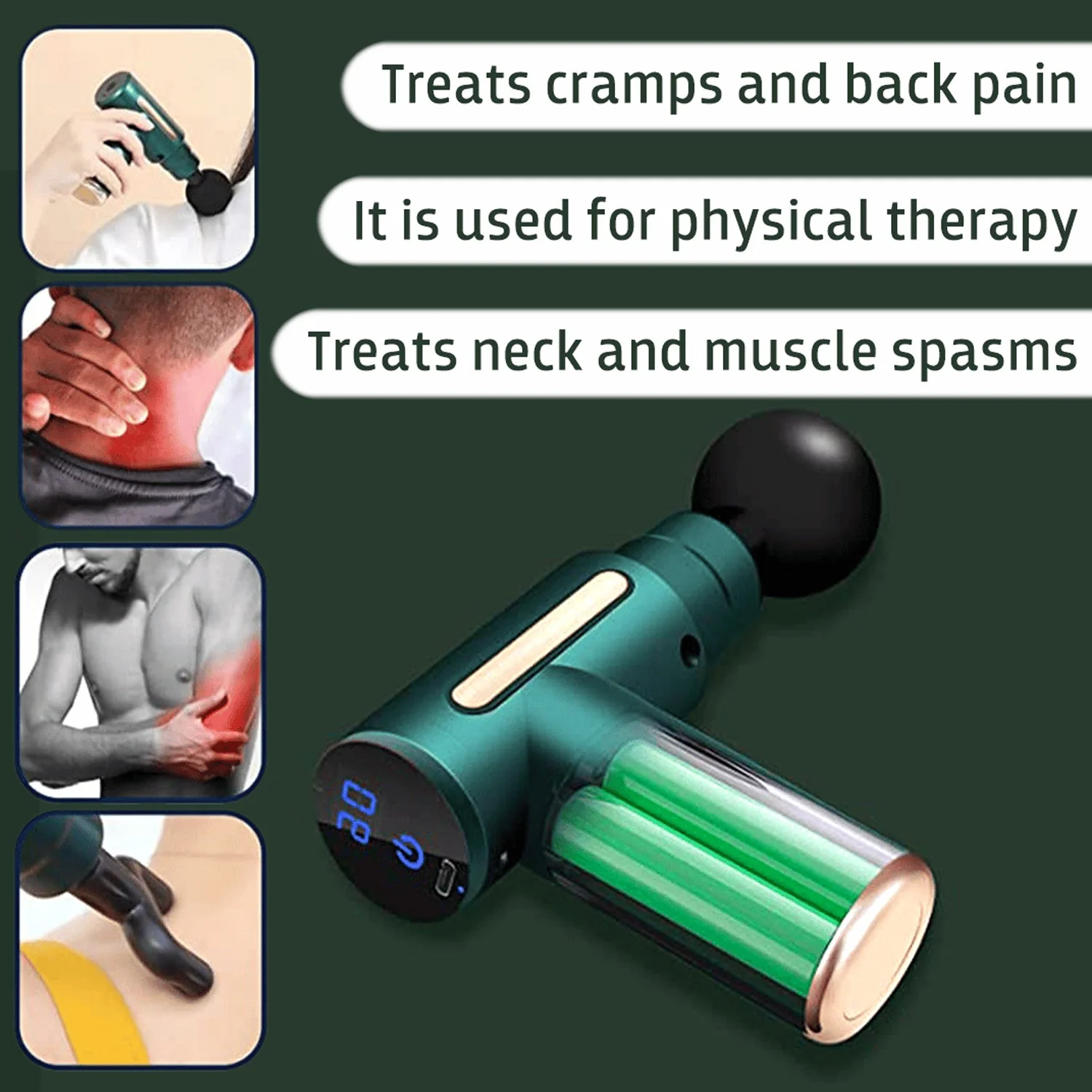 Deep Tissue Percussion Body Massage Machine For Pain Relief - Image 17