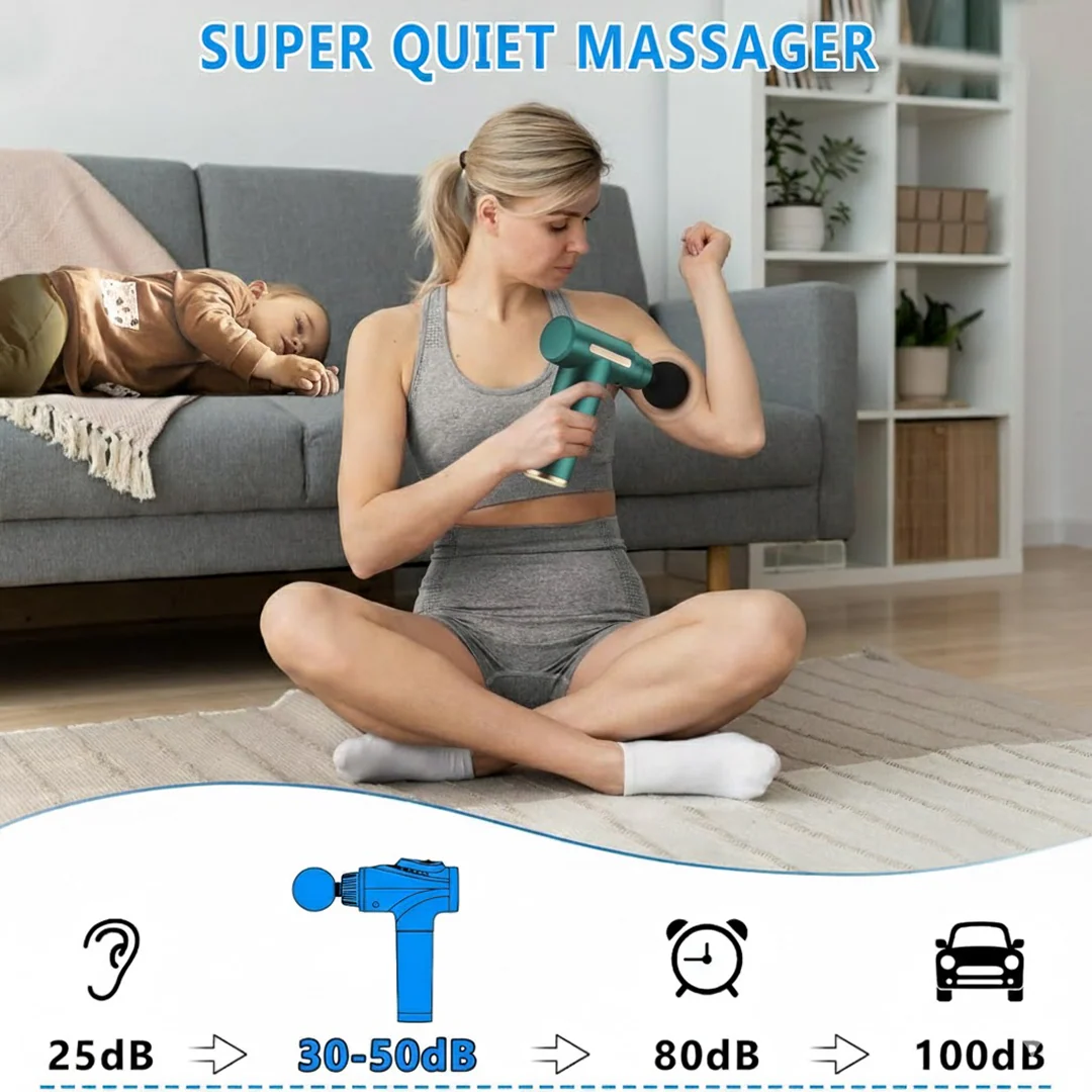 Deep Tissue Percussion Body Massage Machine For Pain Relief - Image 5