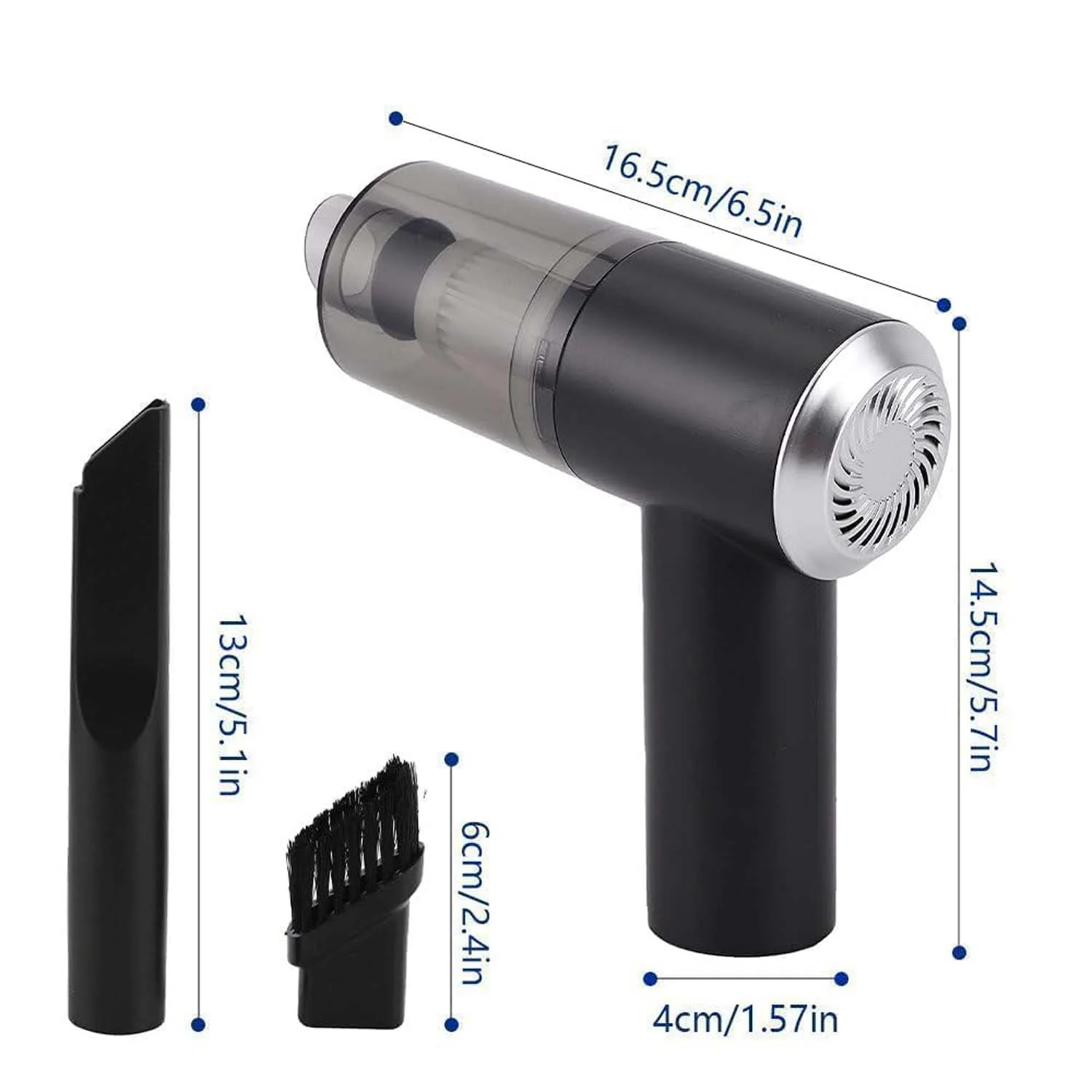 3 in 1 Mini Car Vacuum – Wireless, Rechargeable, Blower & Dust Cleaner for Car & Home - Image 6