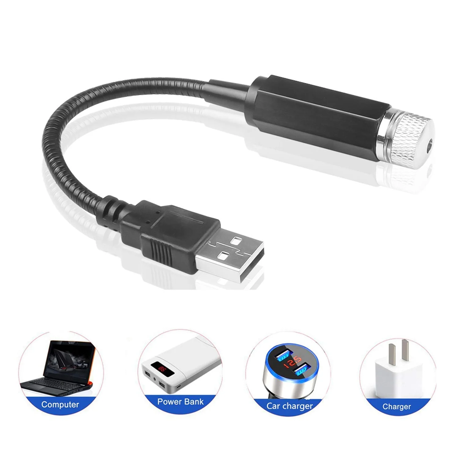 Light Galaxy Night Sky Ambiance Laser Micro Projector Atmosphere Ambient Roof Usb - Image 7
