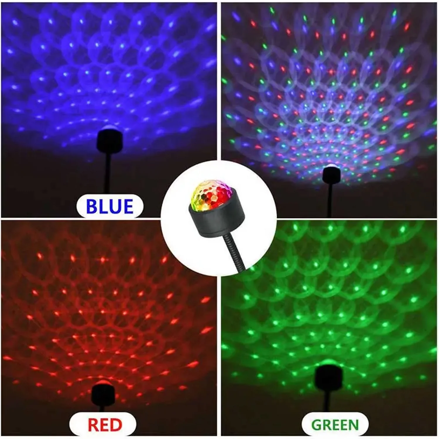 USB Star Projector & Disco Ball Light for Car & Bedroom Decor - Image 6