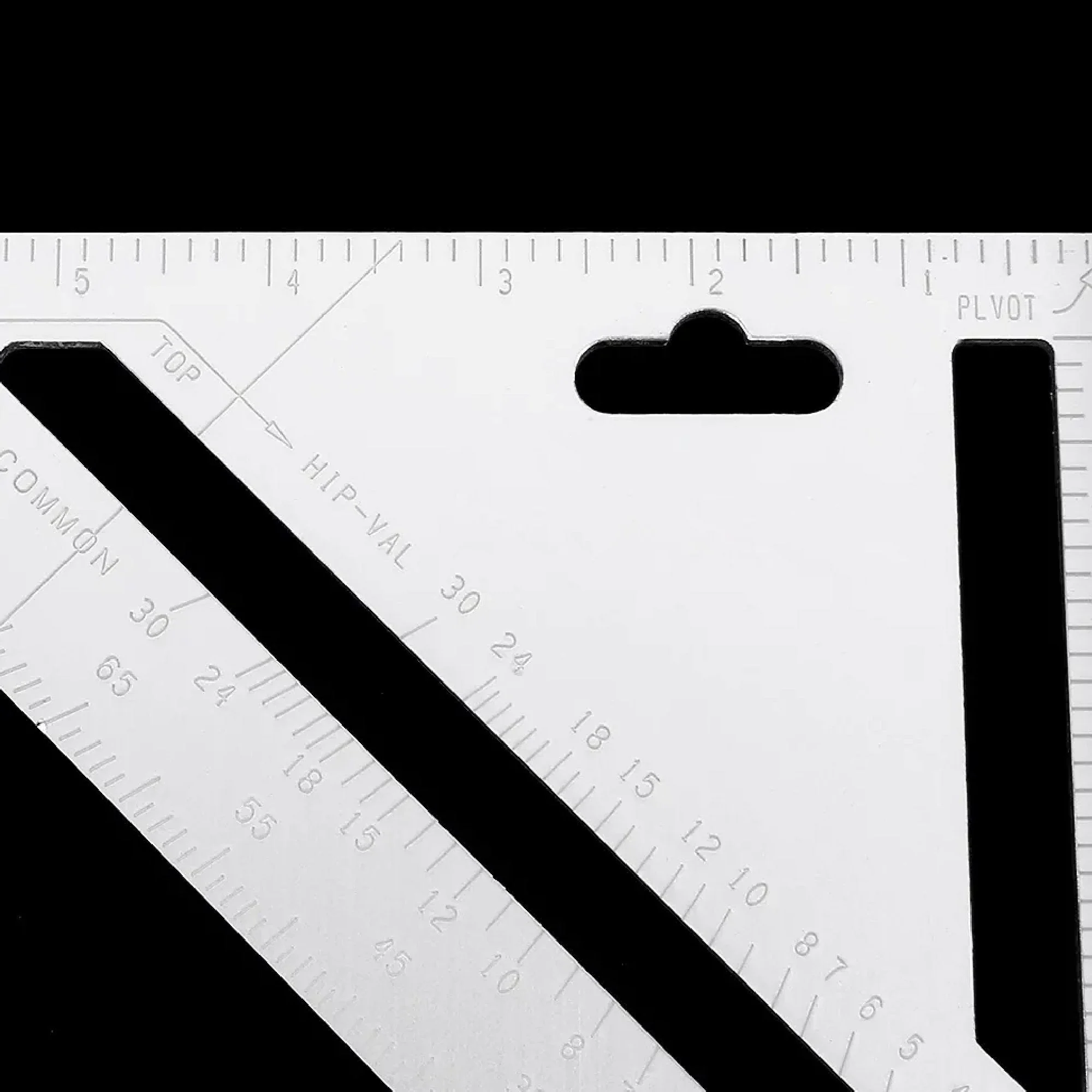 Light Weight Double Side Scale Triangle Measurement Hand Tool - Image 4