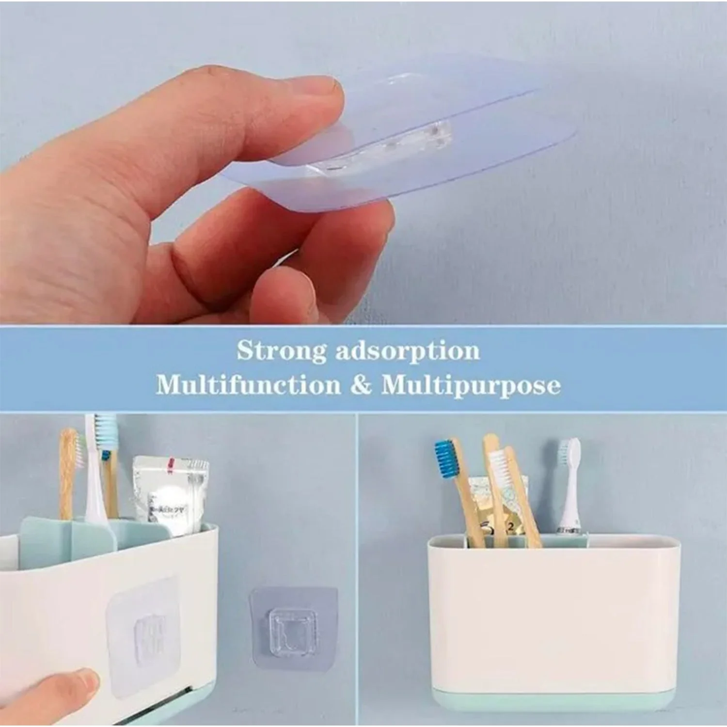 Transparent Adhesive Male Hook Used For Hanging Various Types Of Items (1Pc) - Image 4