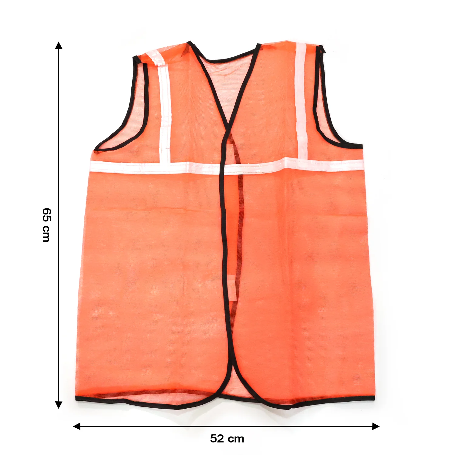 Orange Safety Jacket For Having protection against accidents usually - Image 6