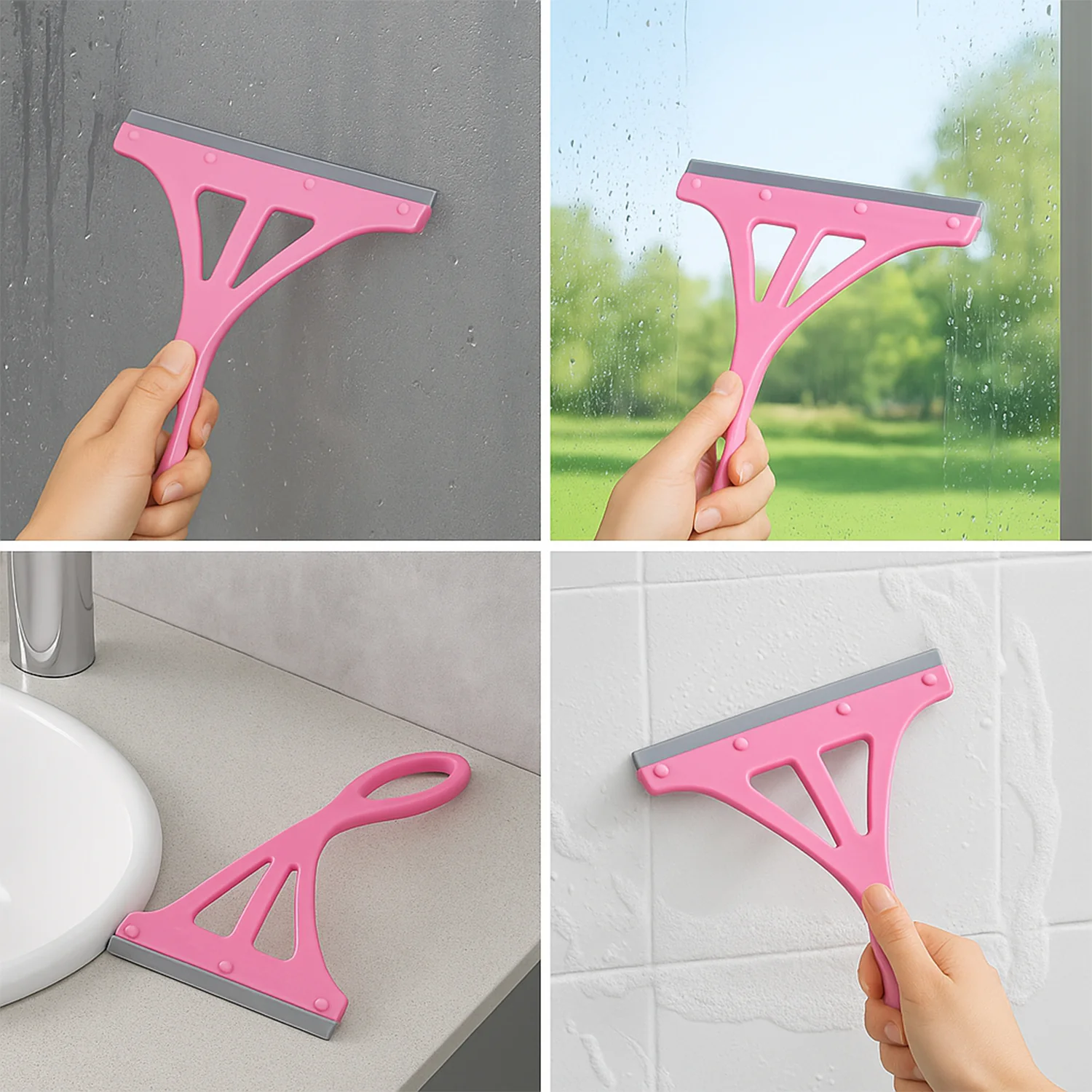 Plastic Glass Wiper and Kitchen Platform Wiper (Multicolor) - Image 8
