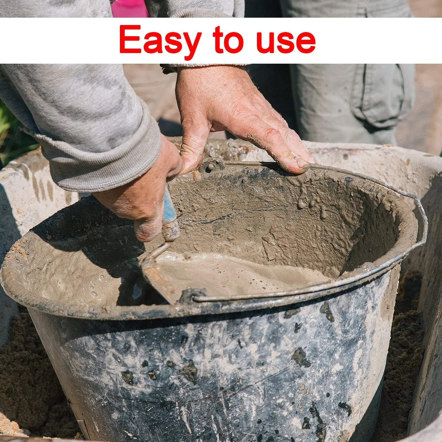 Square Head Professional Render Plastering Trowel, Smooth Trowel 14 Inch - Image 3