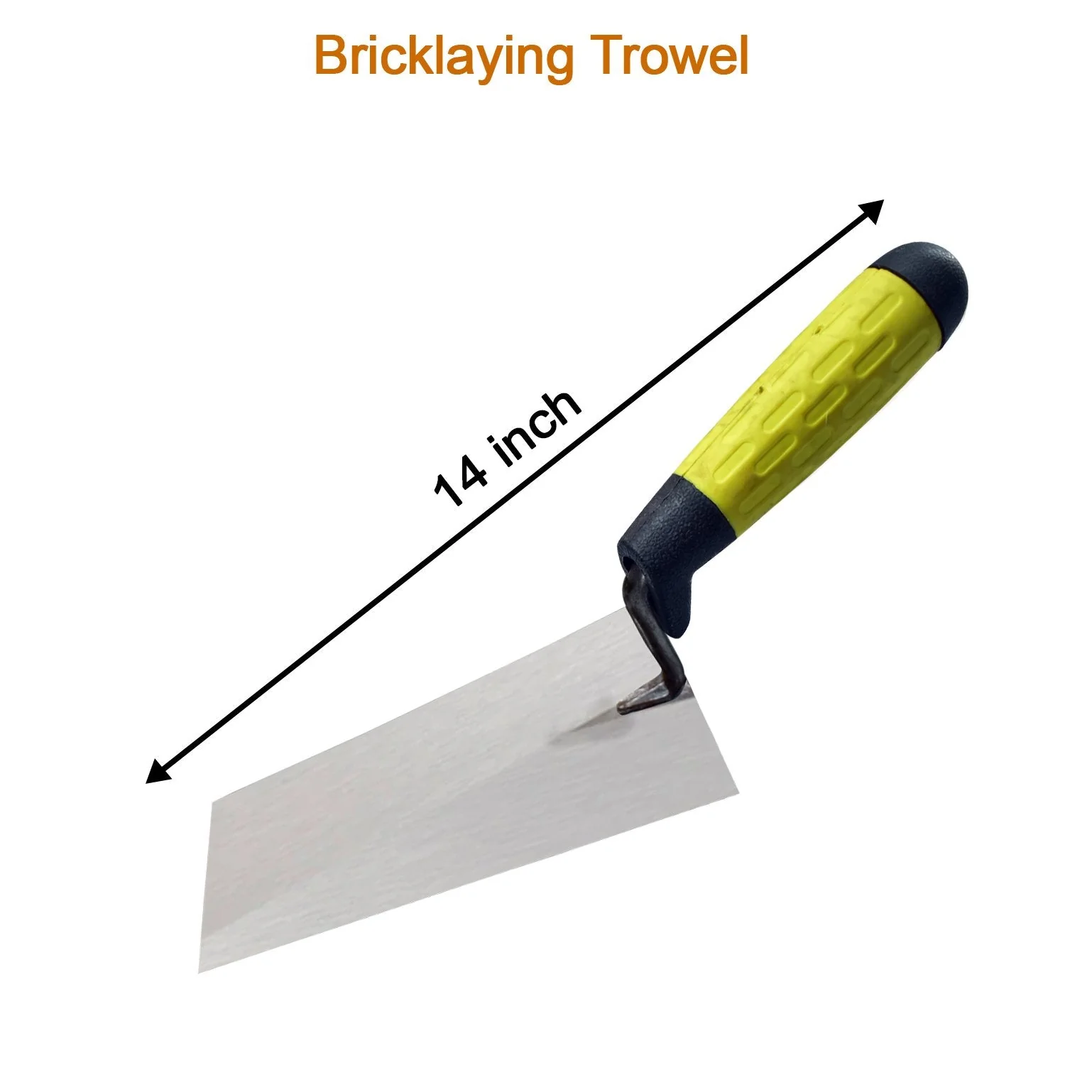 Square Head Professional Render Plastering Trowel, Smooth Trowel 14 Inch - Image 4