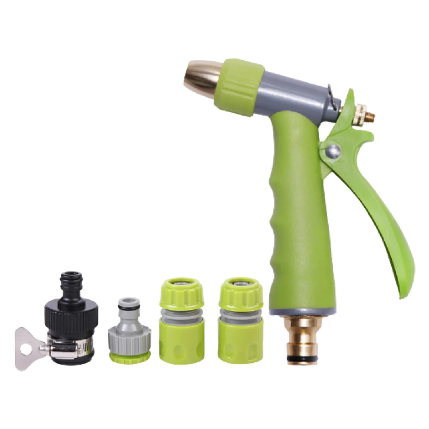 Water Spray Nozzle, Hose Sprayer, High Pressure Long Range Zinc Alloy Rotatable - Image 5