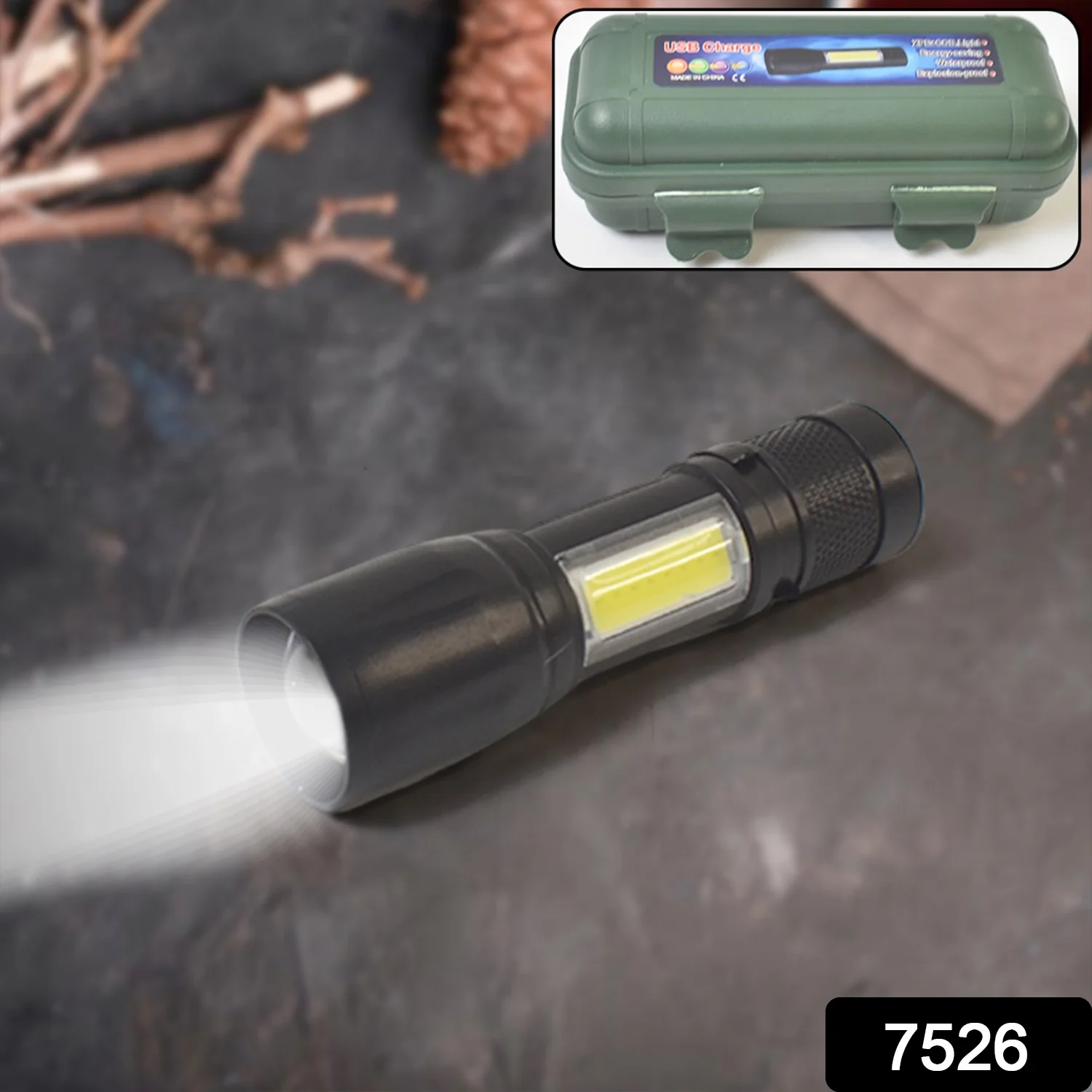 LED USB Rechargeable Mini Flashlight – Ultra-Bright Tactical Emergency Light - Image 2