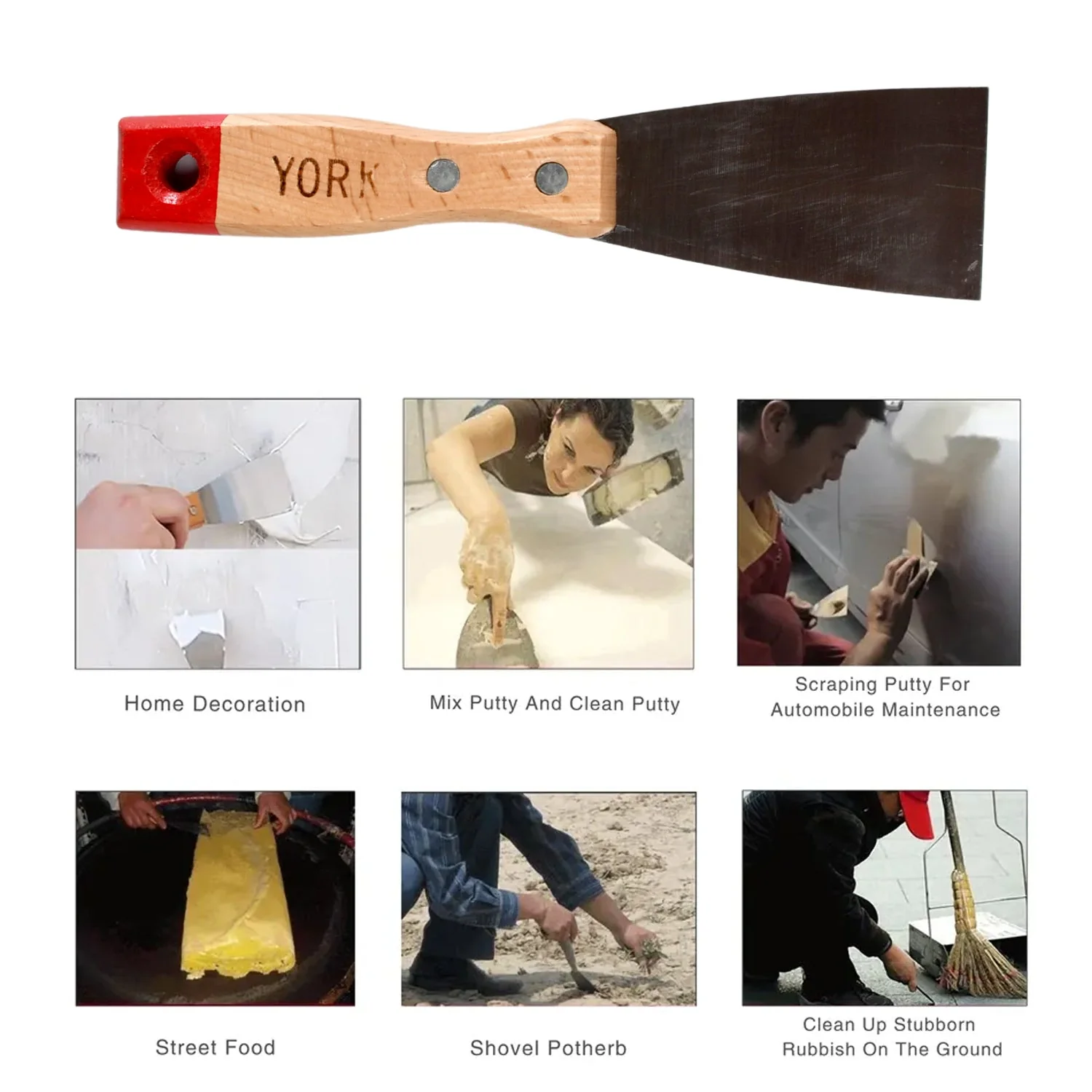 Putty Knife Set with Soft Handle for Drywall & Painting - Image 8