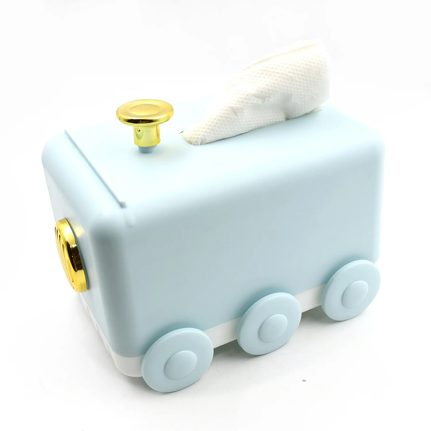 Tissue Paper Holder Unique Train Engine Tissue Storage Box for Car Decor & Home Use - Image 3