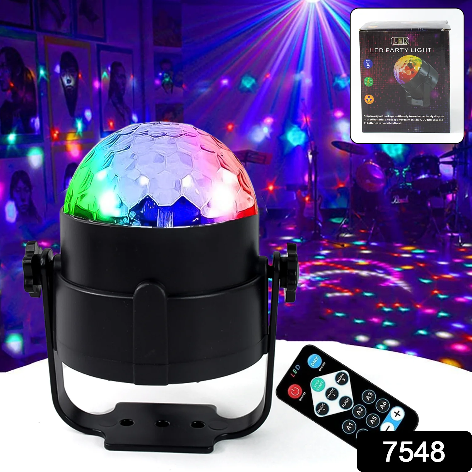 Party Lights, DJ Stage Light Disco Ball Light - Image 2