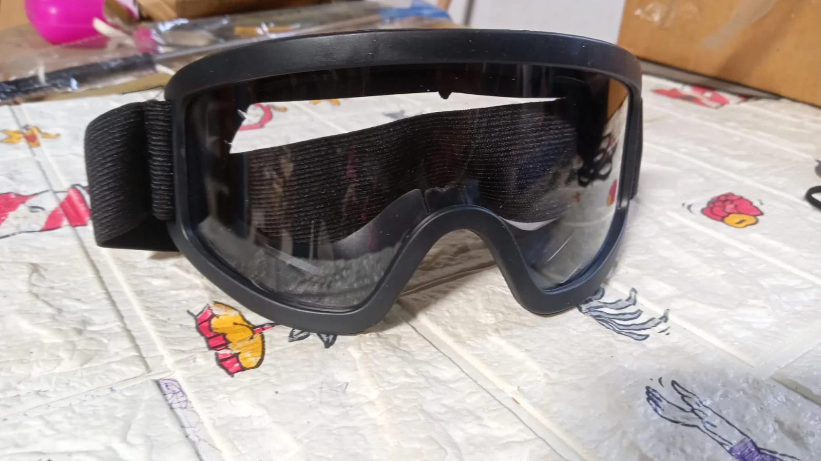Cycling Motorbike ATV/Dirt Bike Racing Transparent Goggles with Adjustable Strap Sunglasses, Protective Glasses Goggle, Outdoor Goggles Dustproof Windproof Riding Goggles Safety Goggles - Image 6