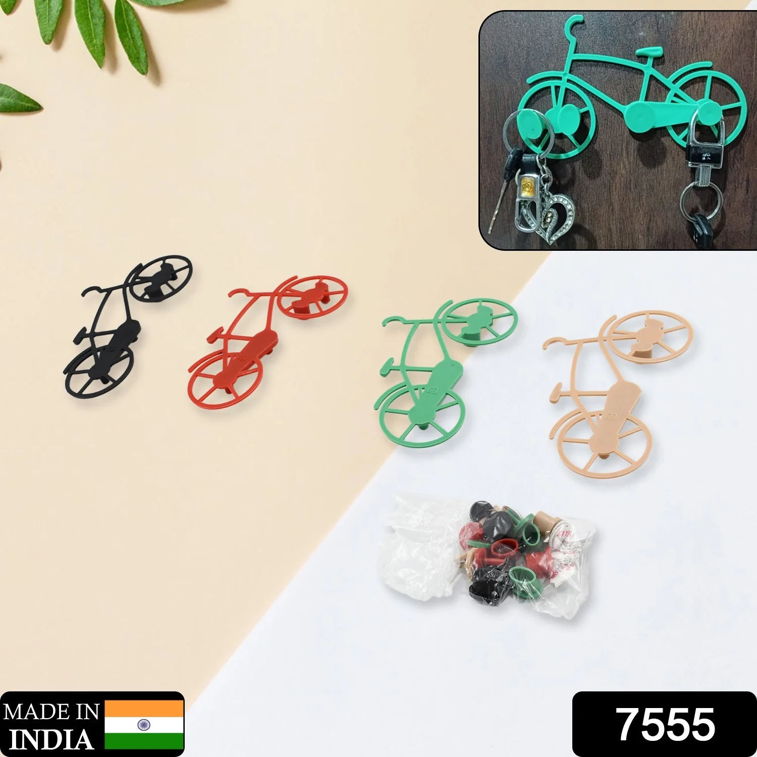 Bicycle Shape Key Chain Holder (pack of 4) - Image 2