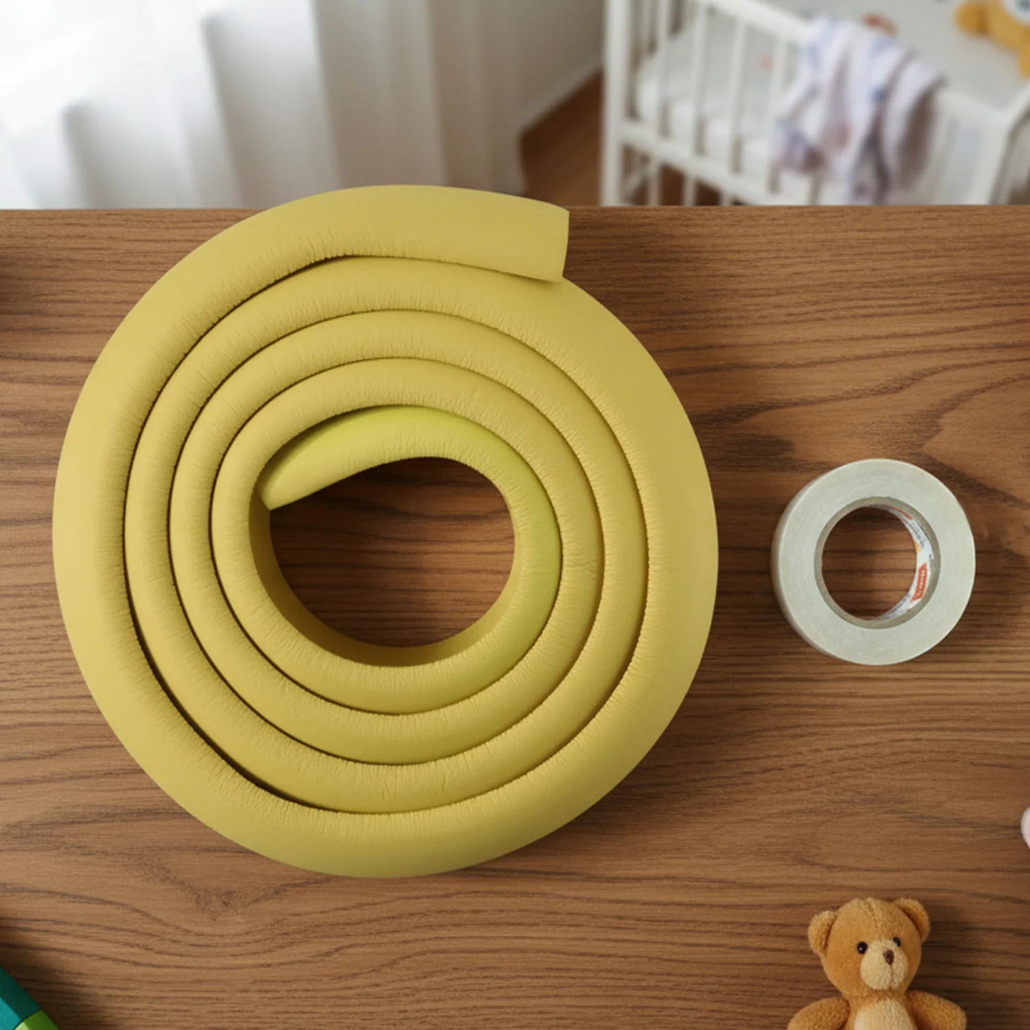 Corner Edge Protector – Soft Rubber Safety Bumper Guard (2 Mtr) - Image 6