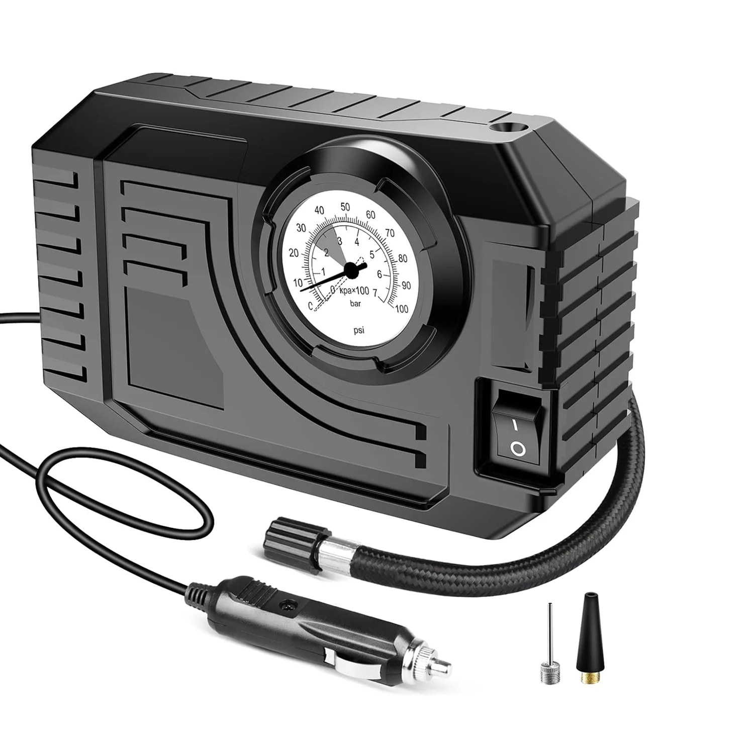 Tire Inflator Portable Air Compressor 12V Small Air Pump for Car Tires Bicycle Bike - Image 4