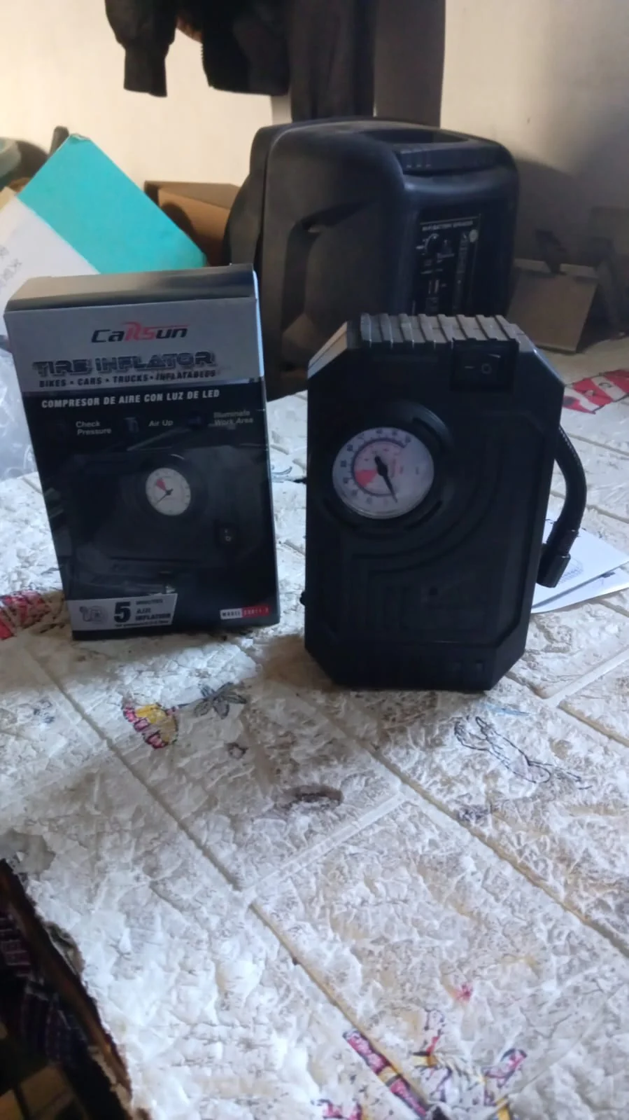 Tire Inflator Portable Air Compressor 12V Small Air Pump for Car Tires Bicycle Bike - Image 9