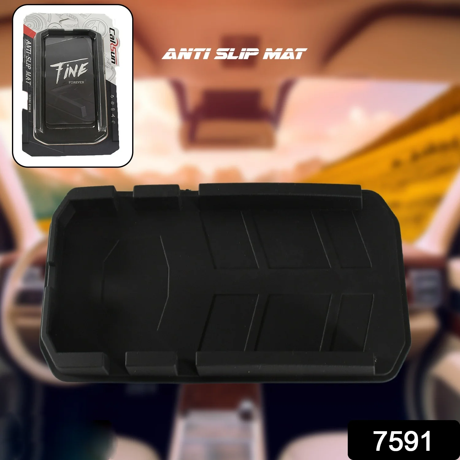 Multipurpose Car Dashboard Mobile Holder with Anti-Slip Base - Image 2